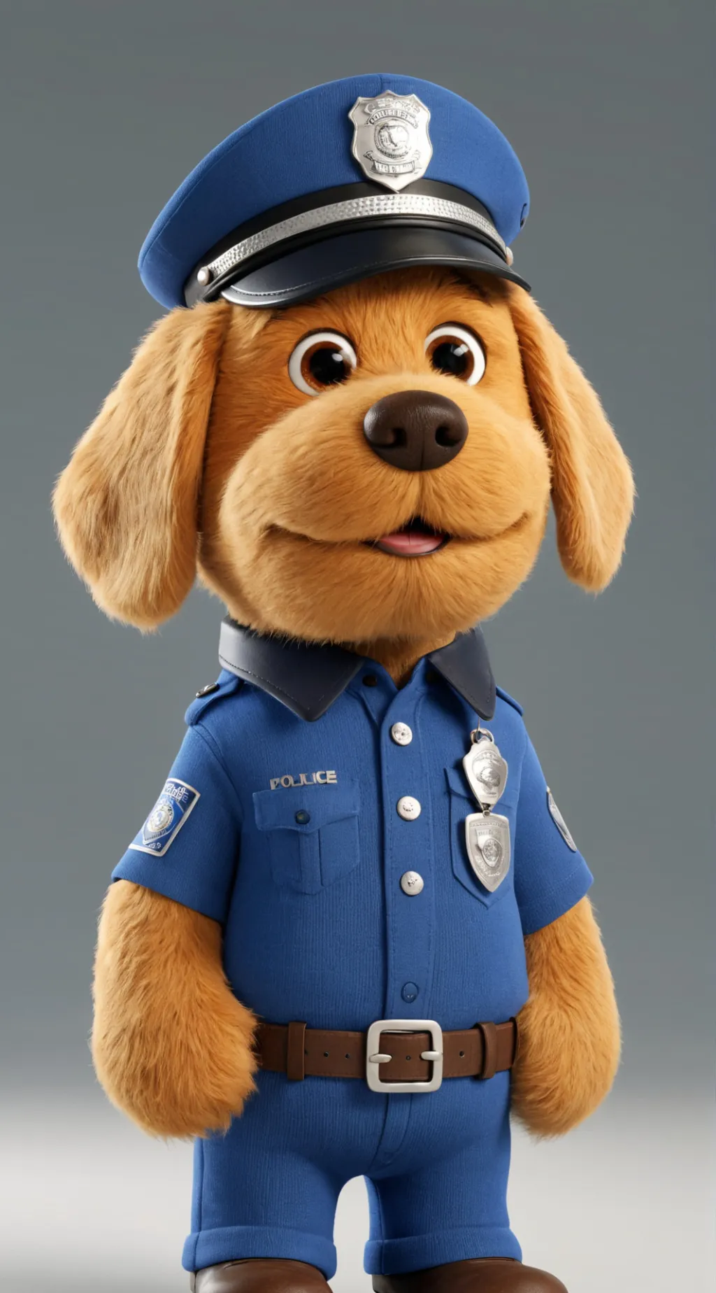 ai character: Dog man background