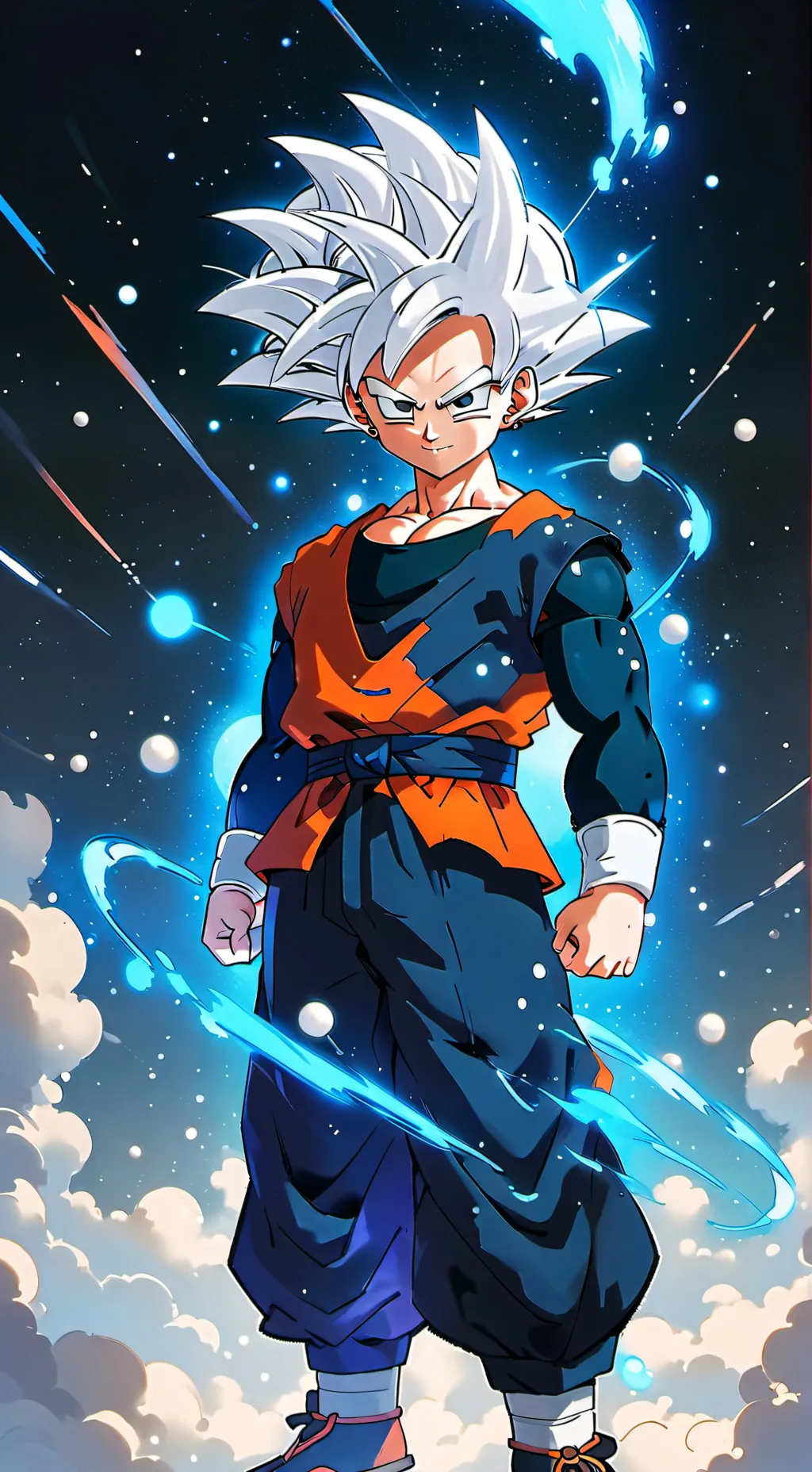 ai character: dragón ball  background
