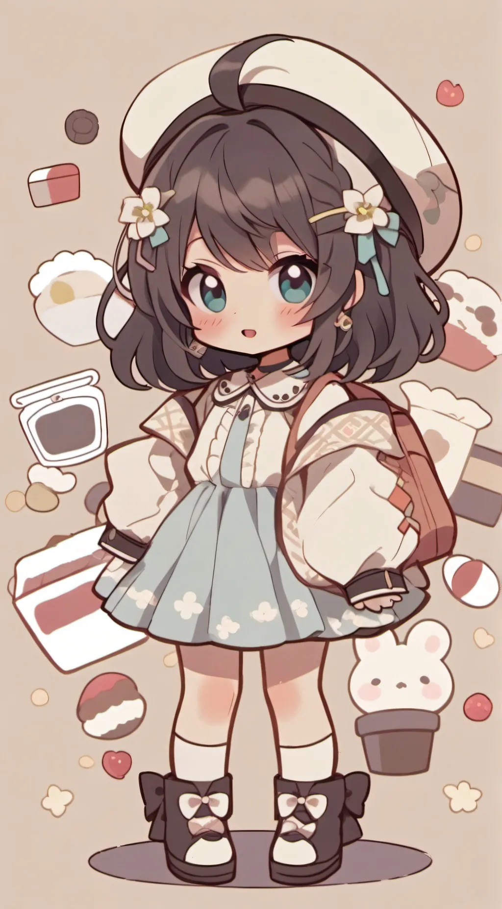 ai character: Gabriela  background