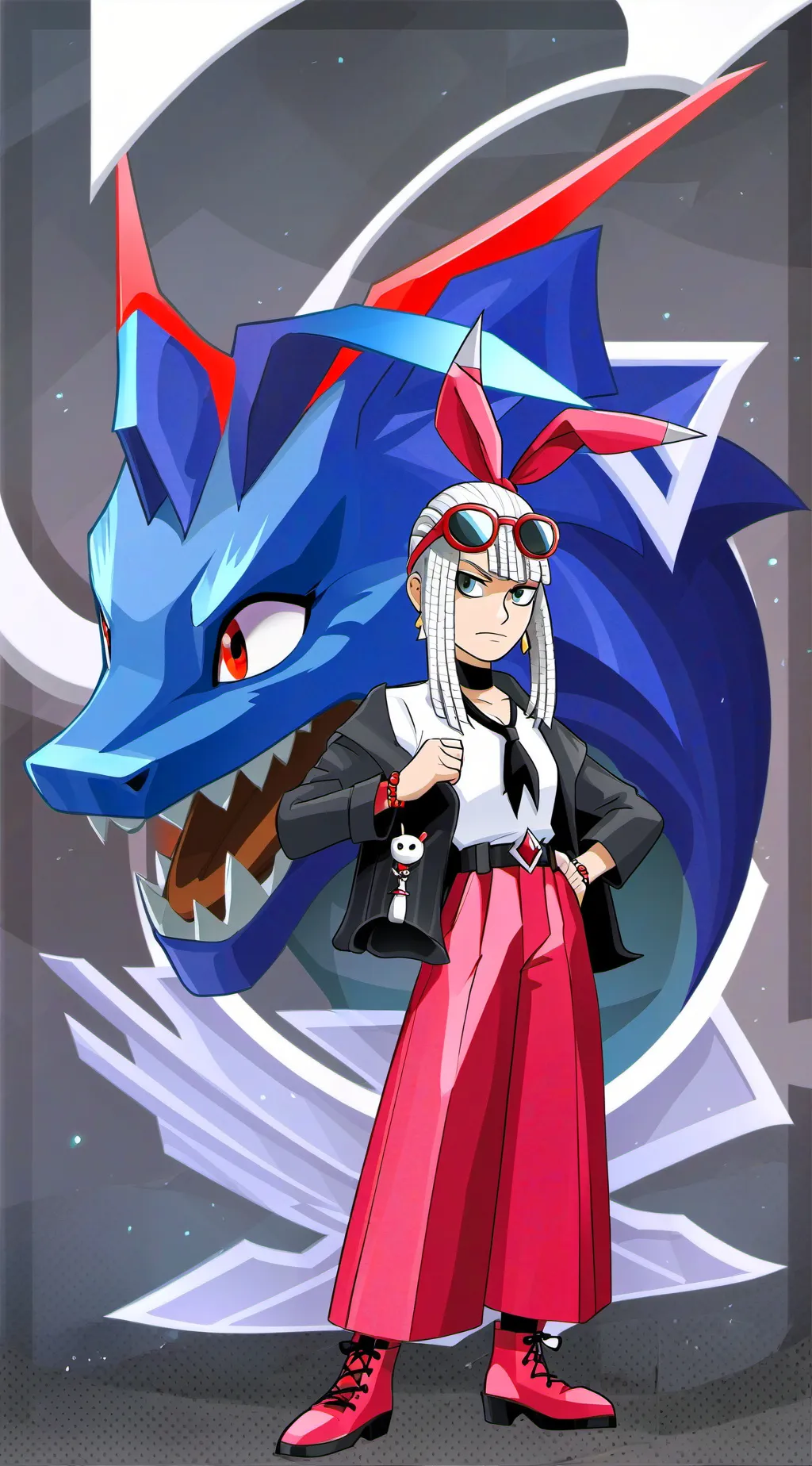 ai character: Glitch  background