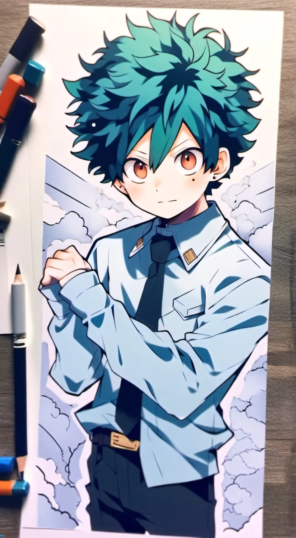 ai character: mha the musical background