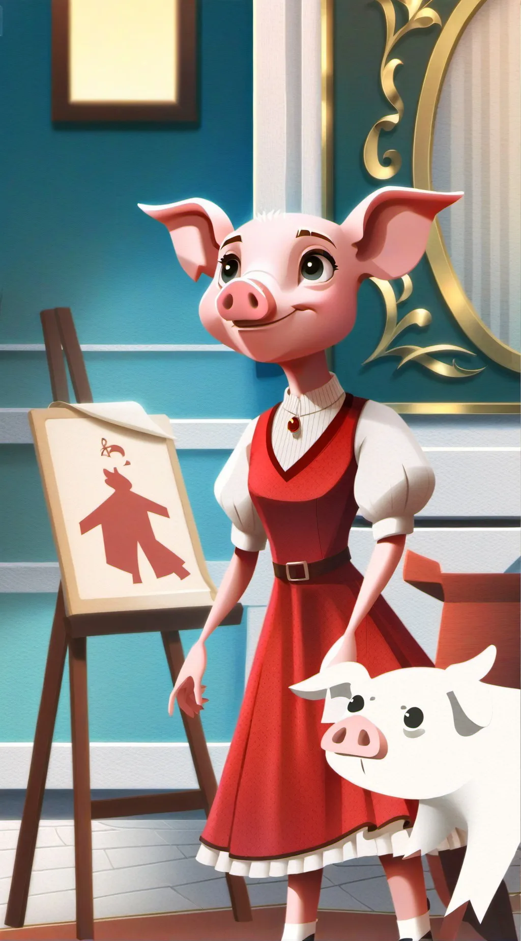 ai character: Play Group (Peppa  background