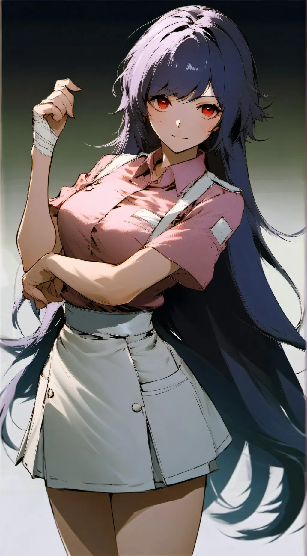ai character: Mikan tsumiki  background