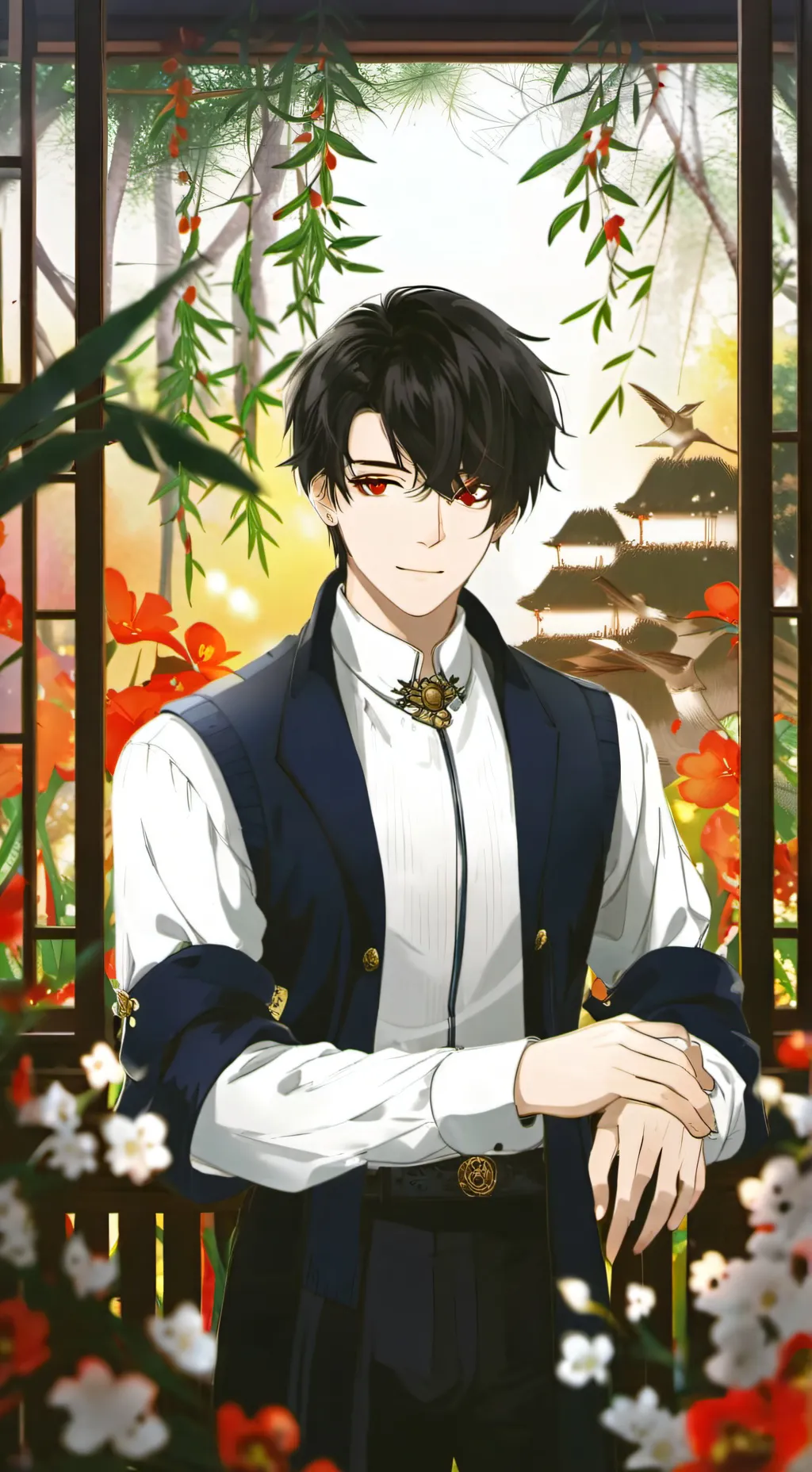 ai character: Enzo  background