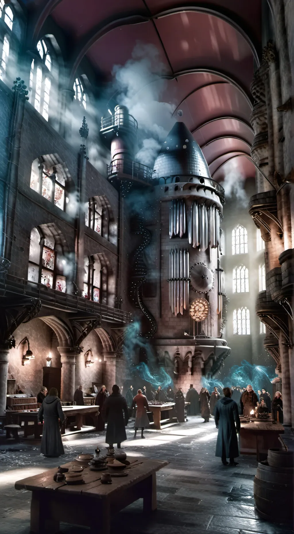 ai character: Hogwarts 5 background