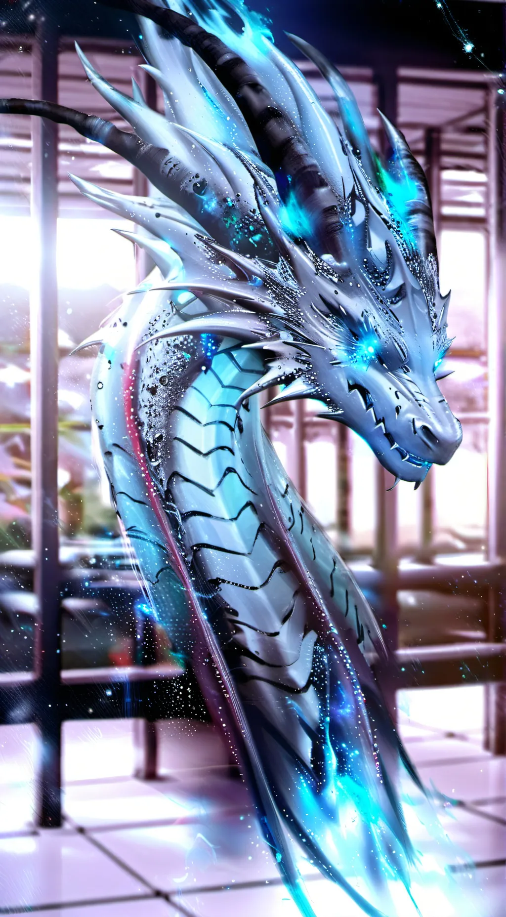ai character: dragon farm background