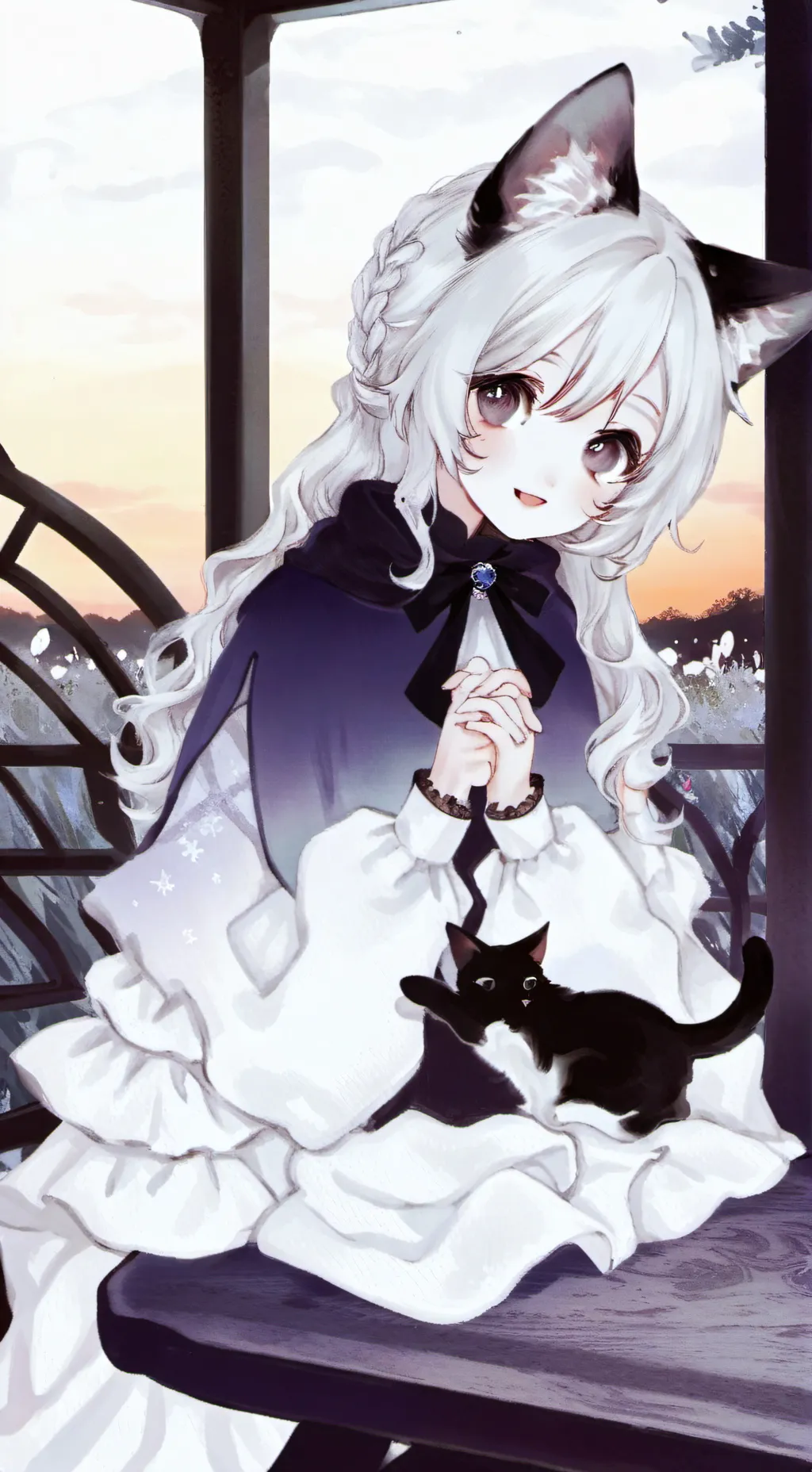 ai character: Elly  background