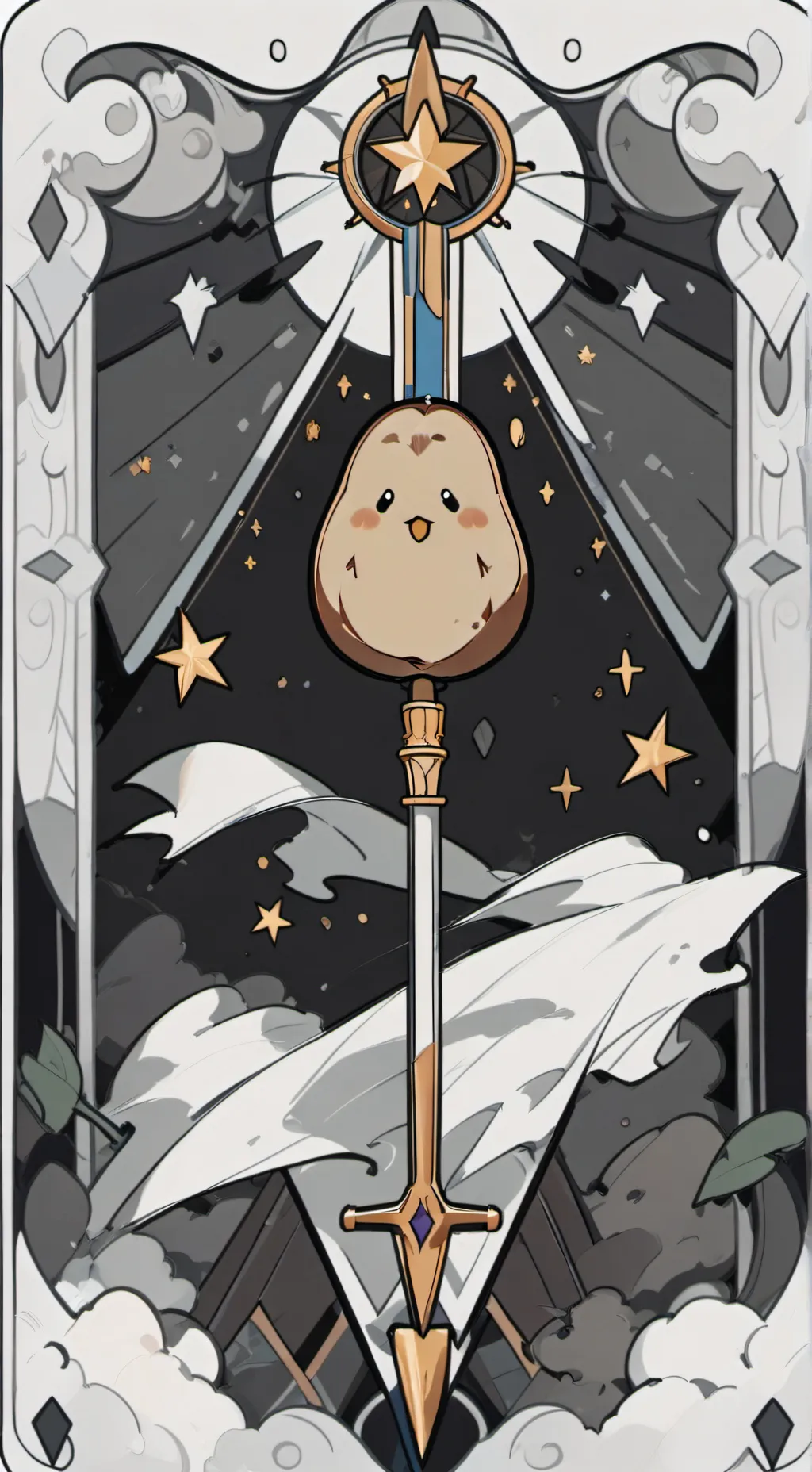 ai character: Potato ruler!  background