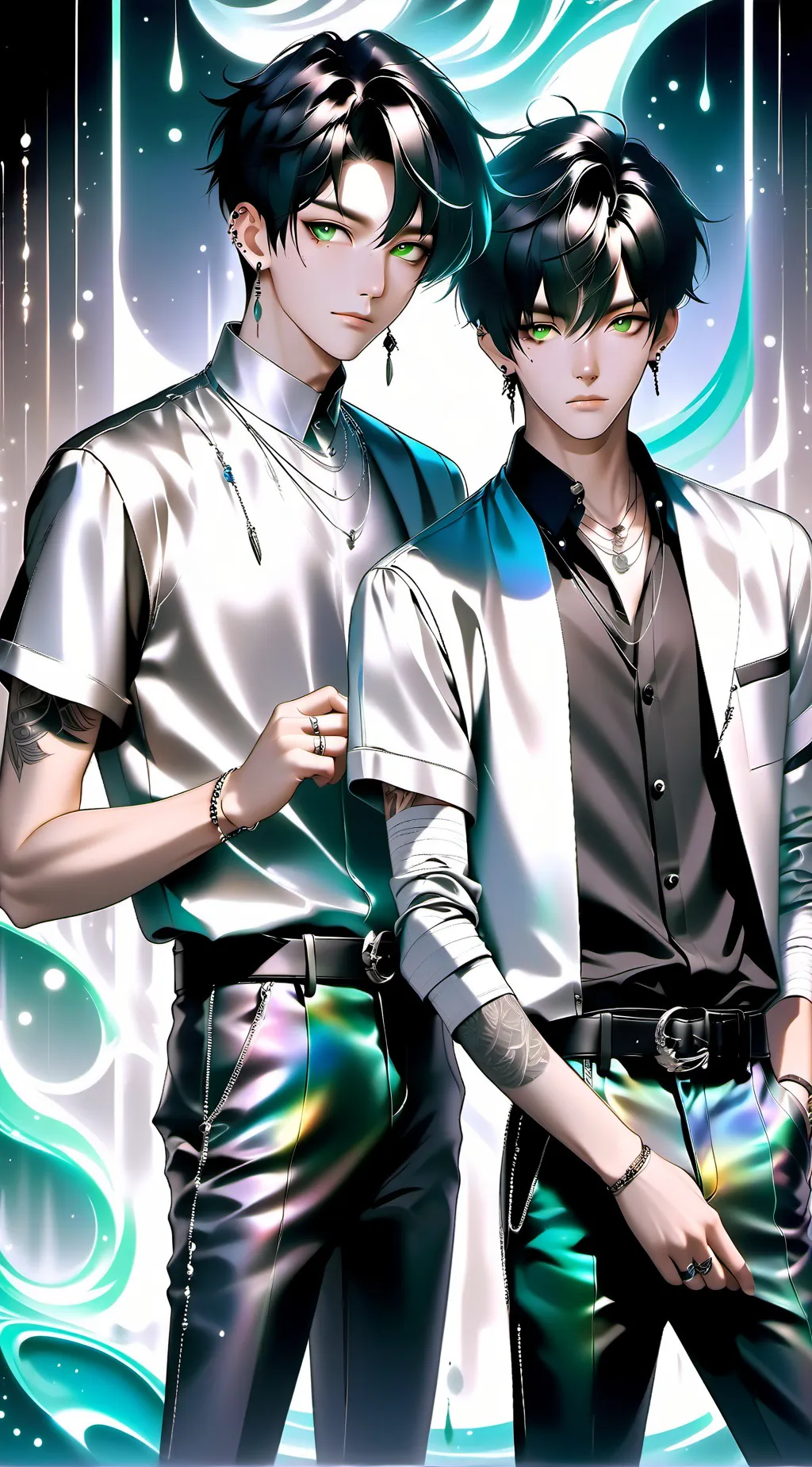 ai character: Axel and Luca background
