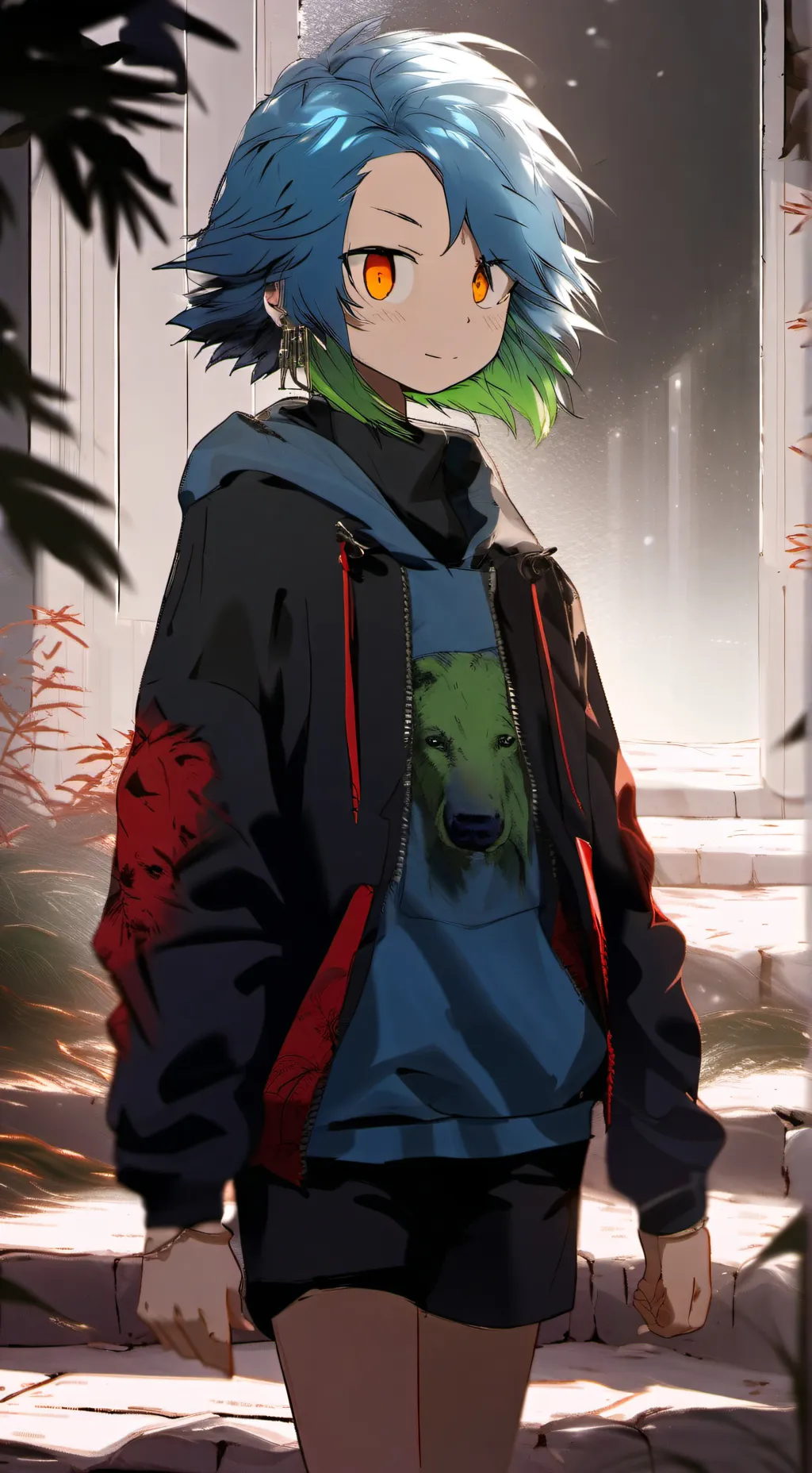 ai character: Alex(WHY IS FEMALE background