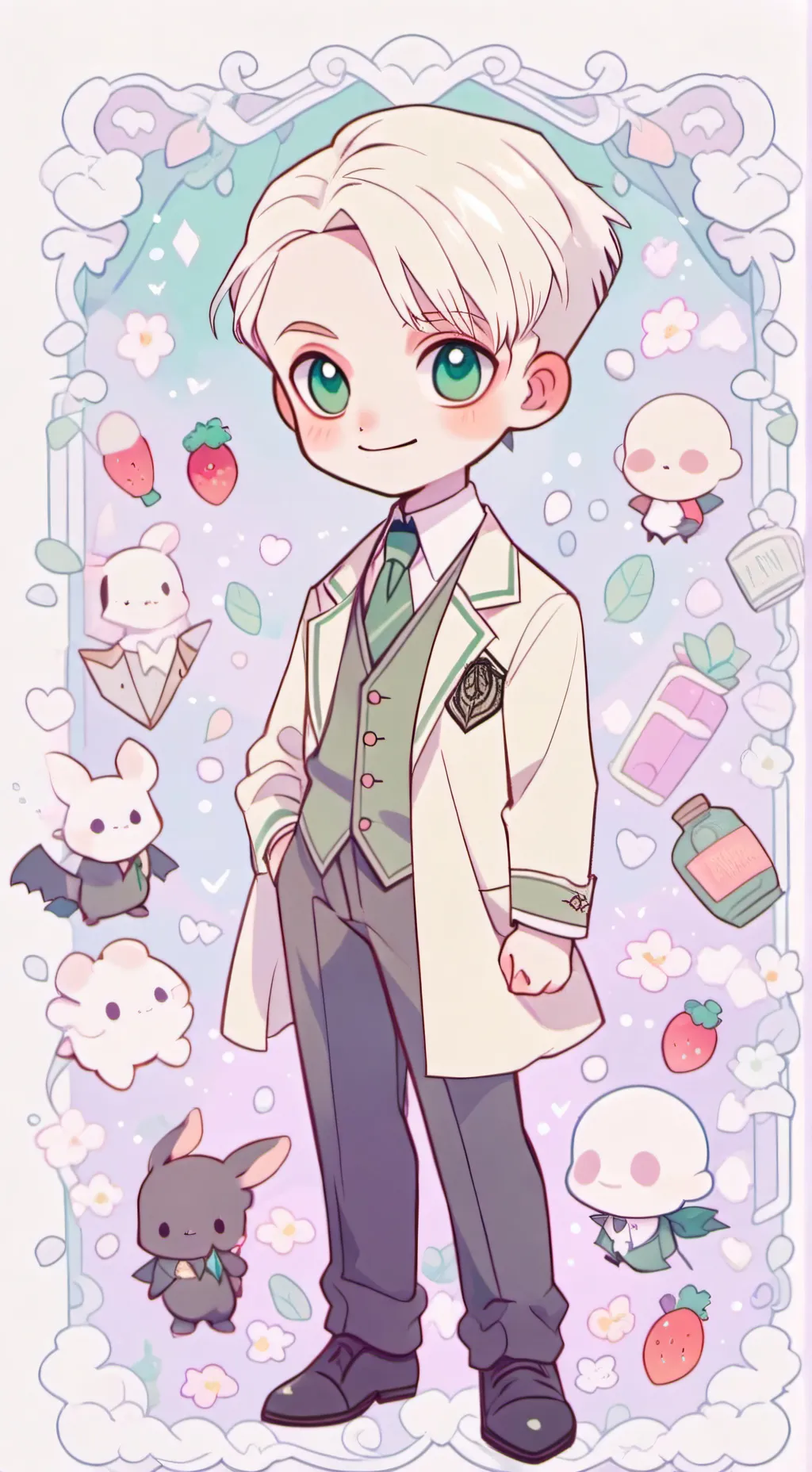 ai character: Draco 🤡❤️ background