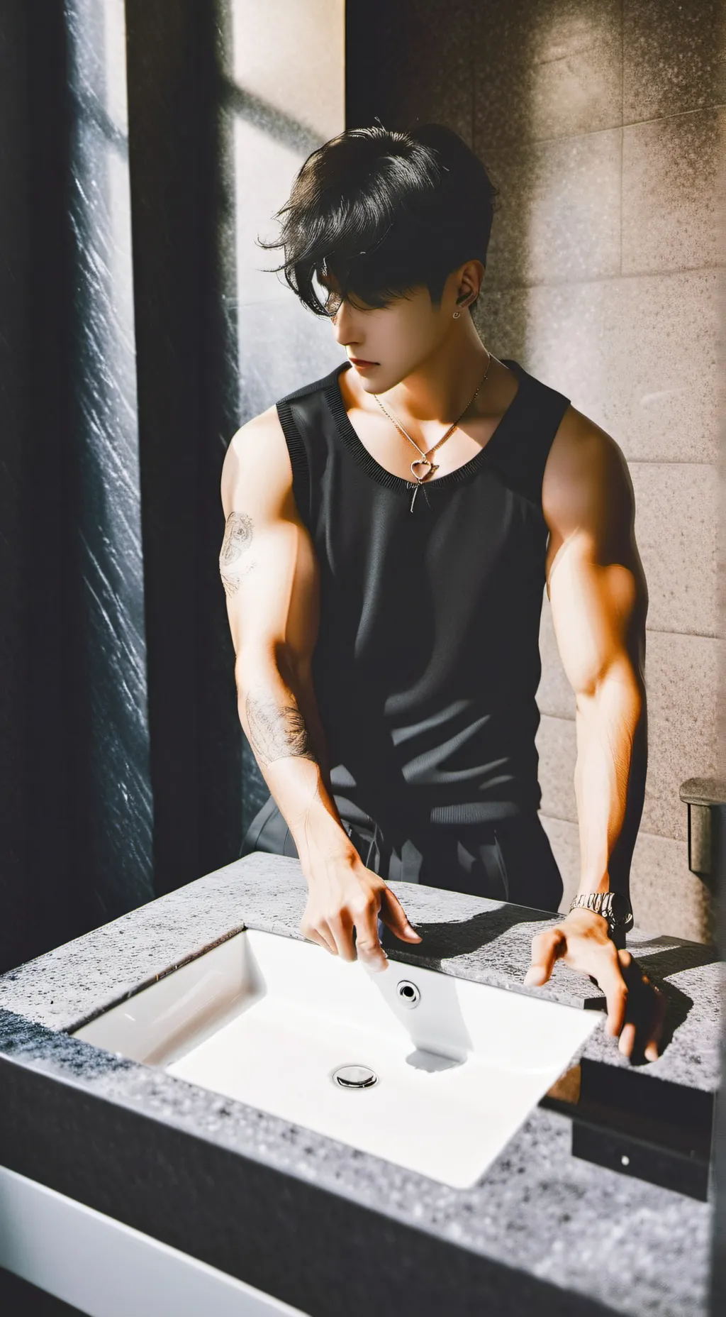 ai character: ★Minjun★ background