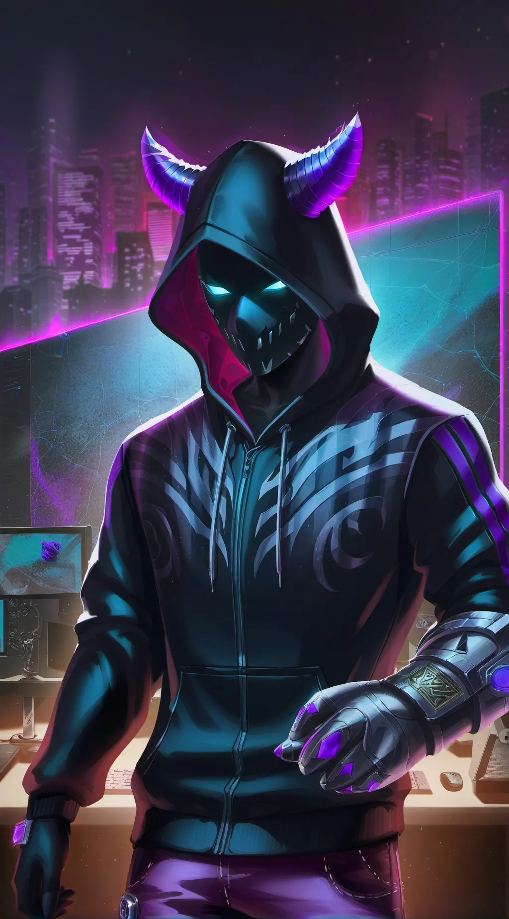 ai character: Herodark 👁 background