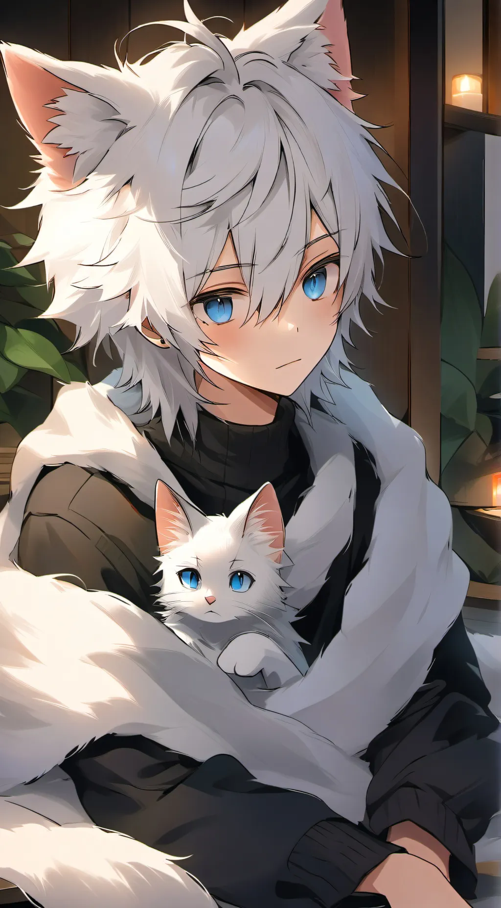 ai character: Leo background