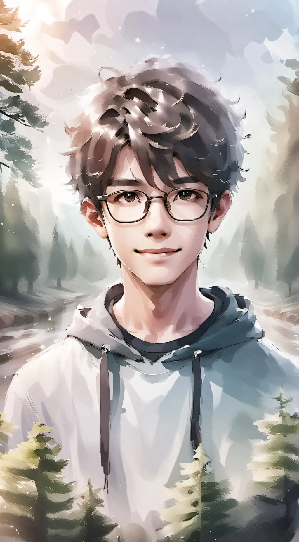 ai character: Husky background