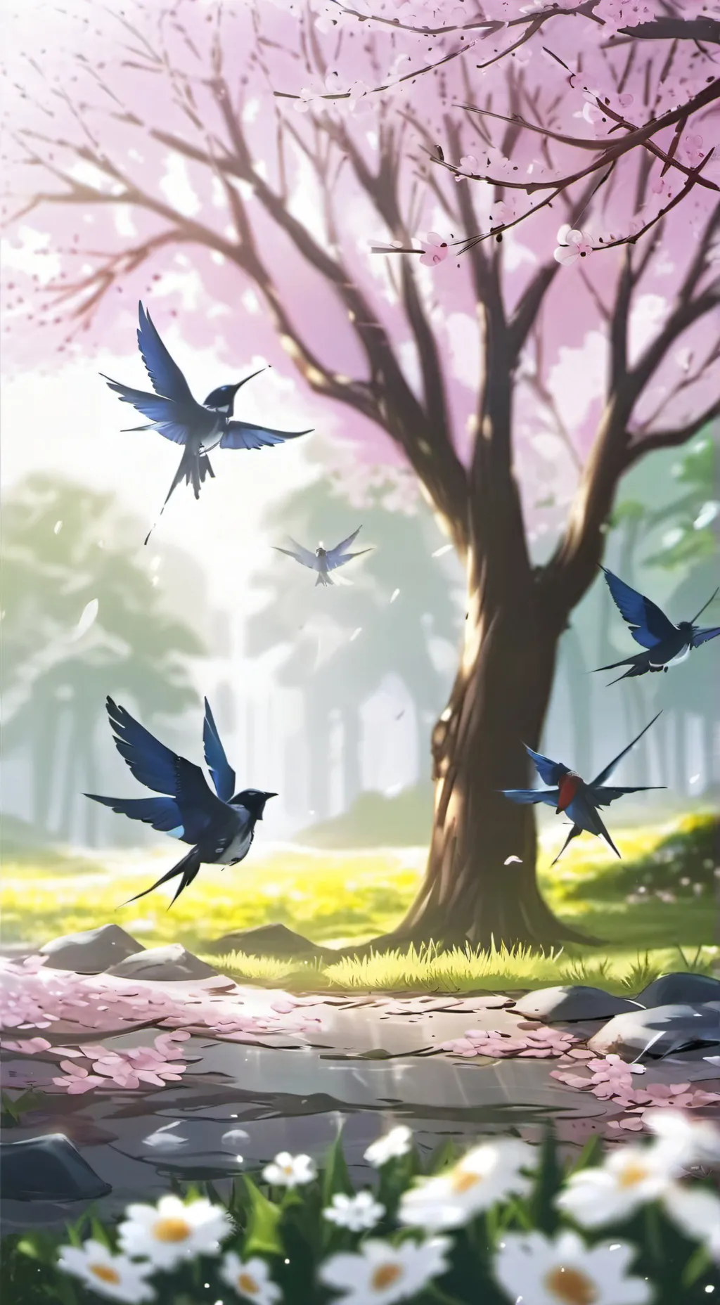 ai character: 🌸mha floresta🌸 background