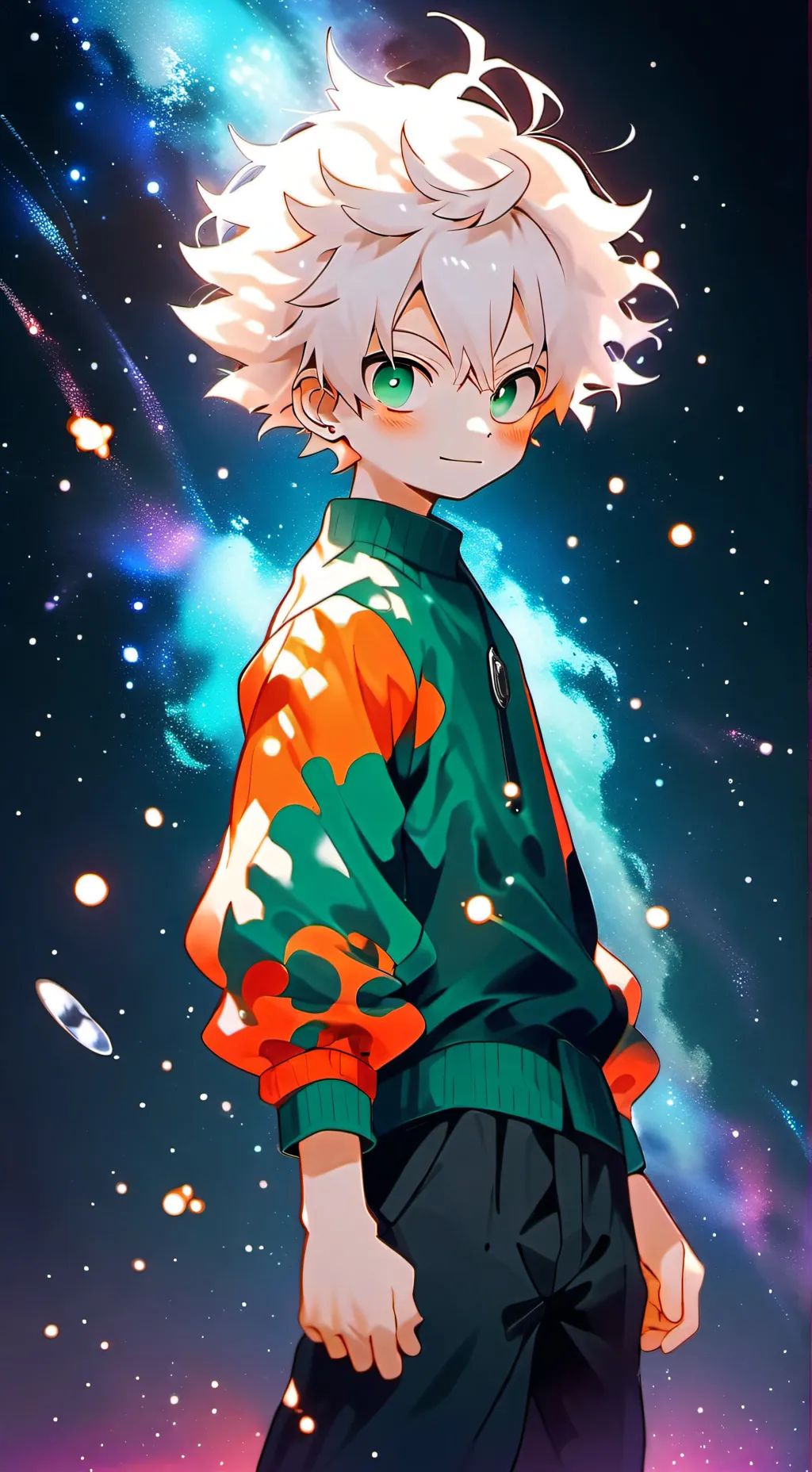ai character: Bakugo tu nv background