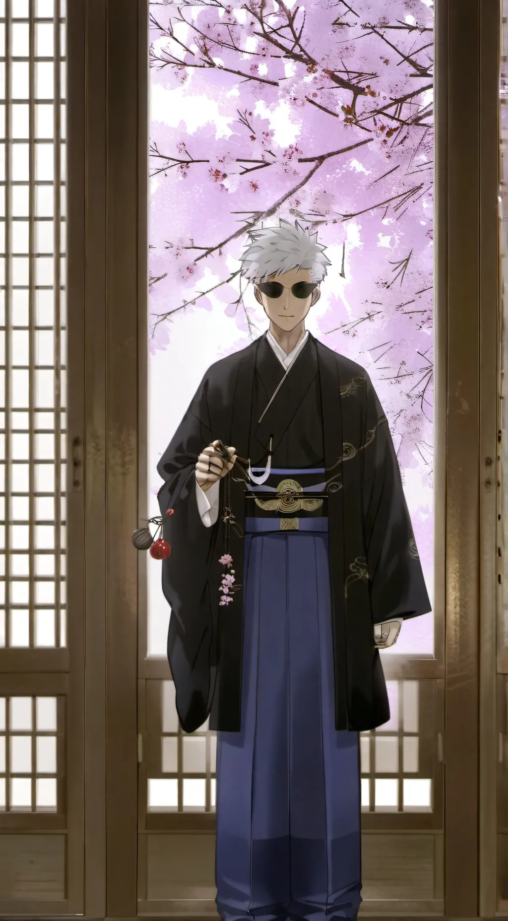 ai character: Satoru gojo  background