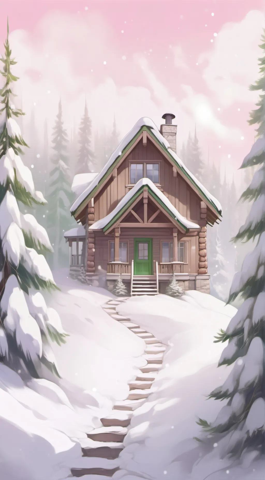 ai character: MD Christmas background