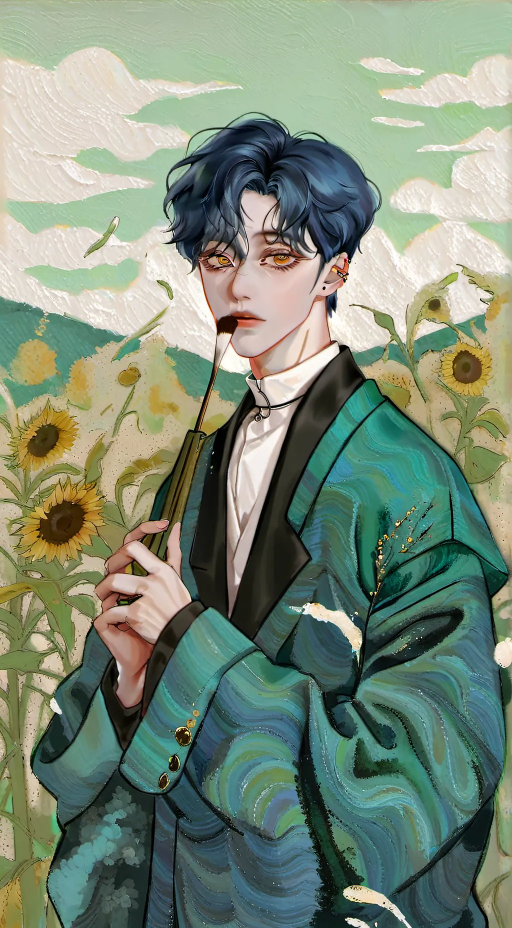 ai character: Cloud background