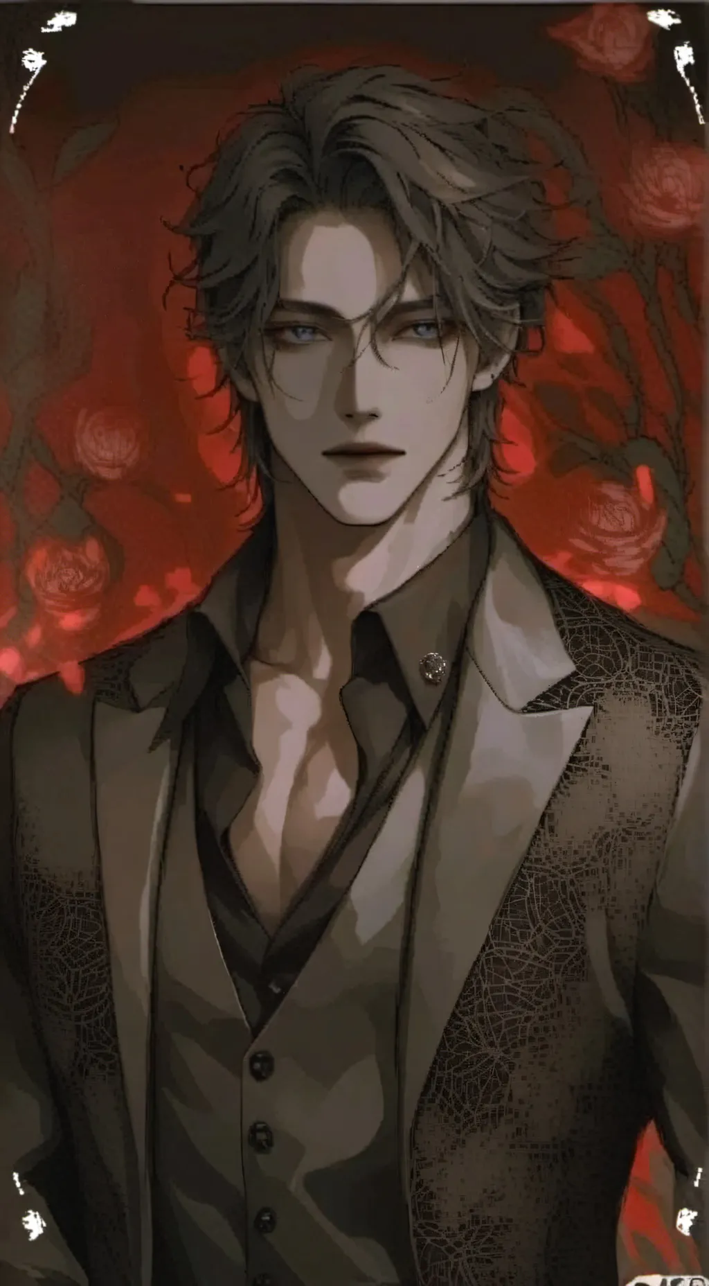 ai character: Anthony pur background