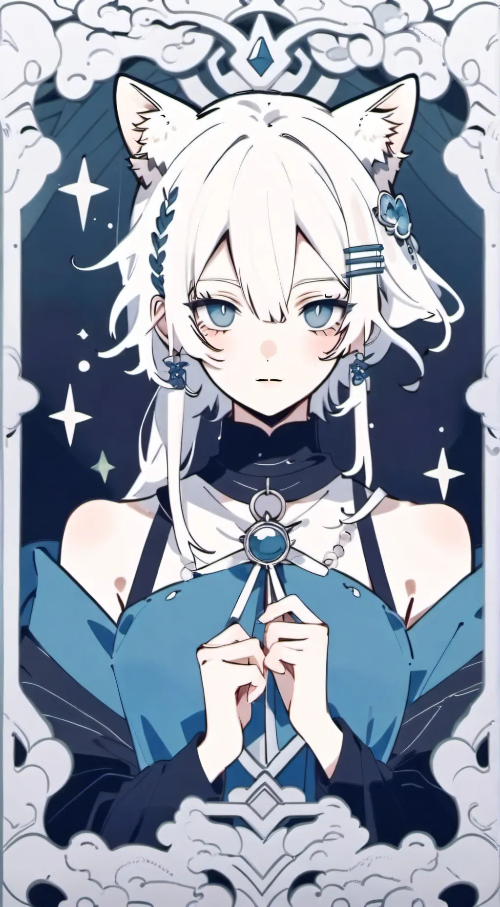ai character: Luna background