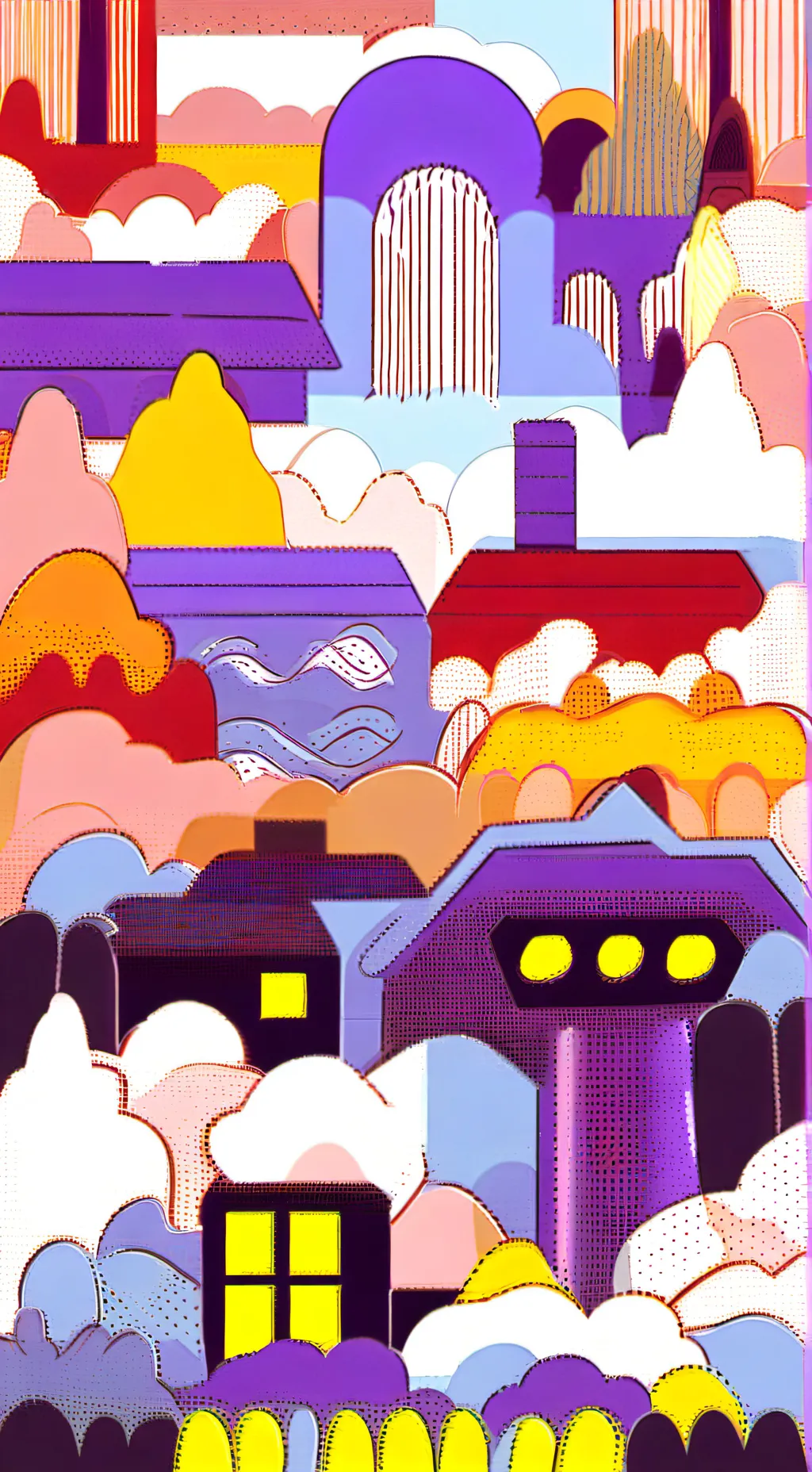 ai character: 💜Catnap x Dogday🧡 background