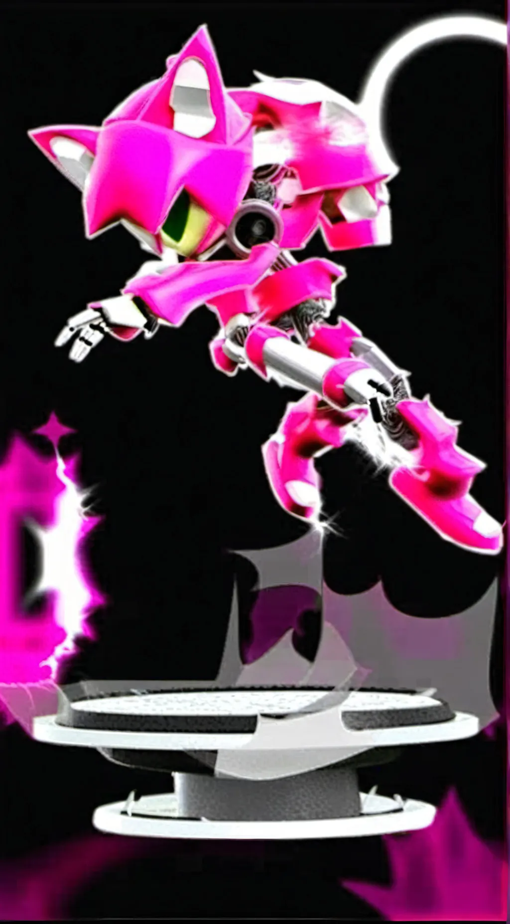 ai character: Metal amy background
