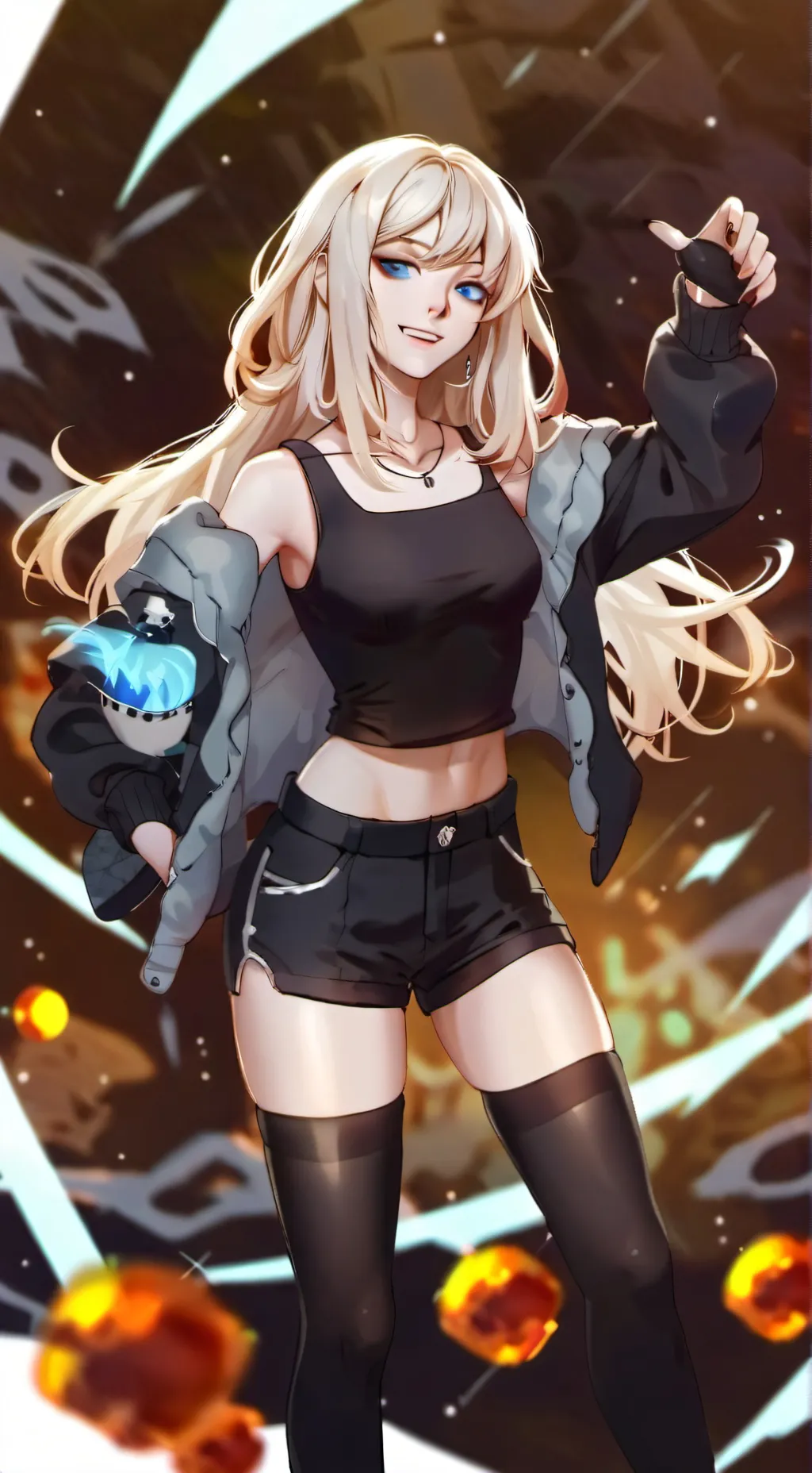 ai character: Different World background