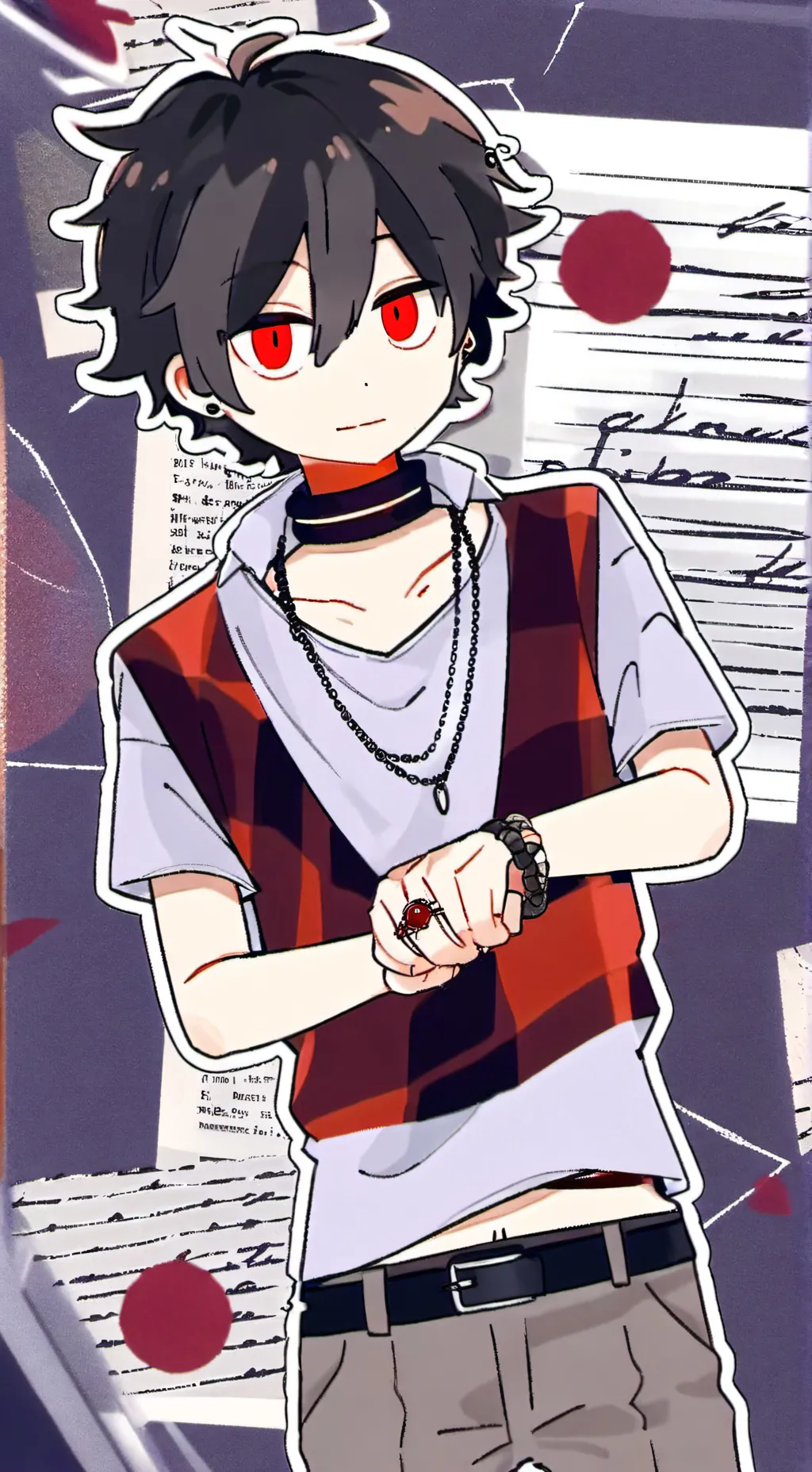 ai character: ★•Onyx•★ background