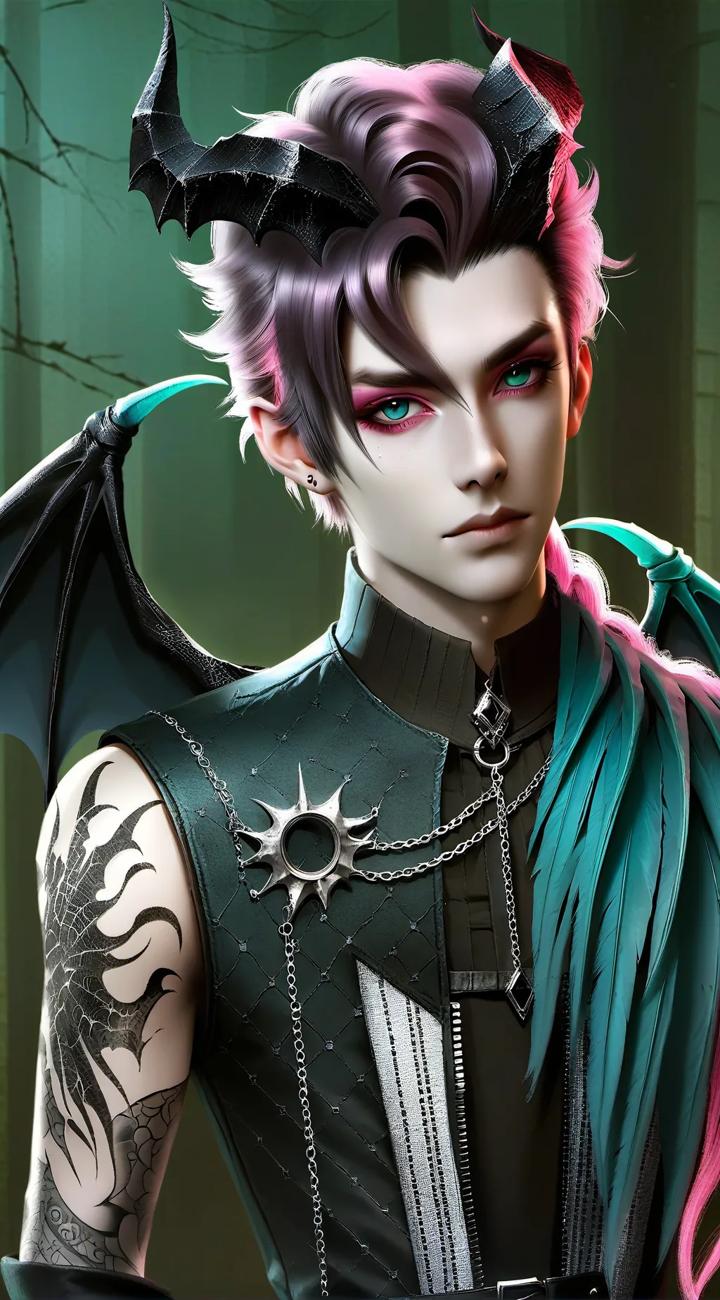 ai character: Veryn Moonshade background