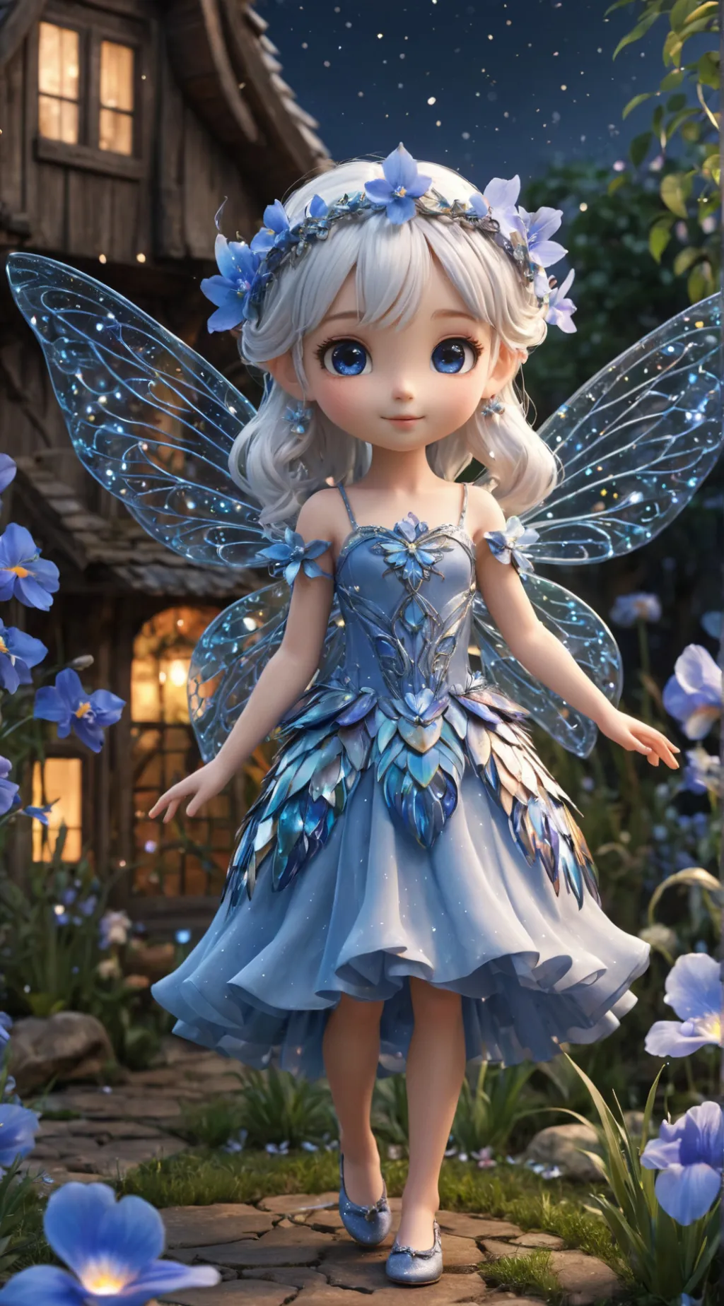 ai character: Iris background