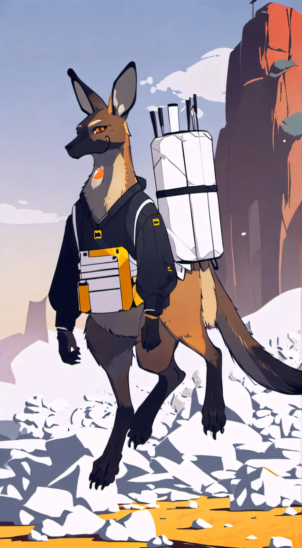 ai character: oc x canon... background