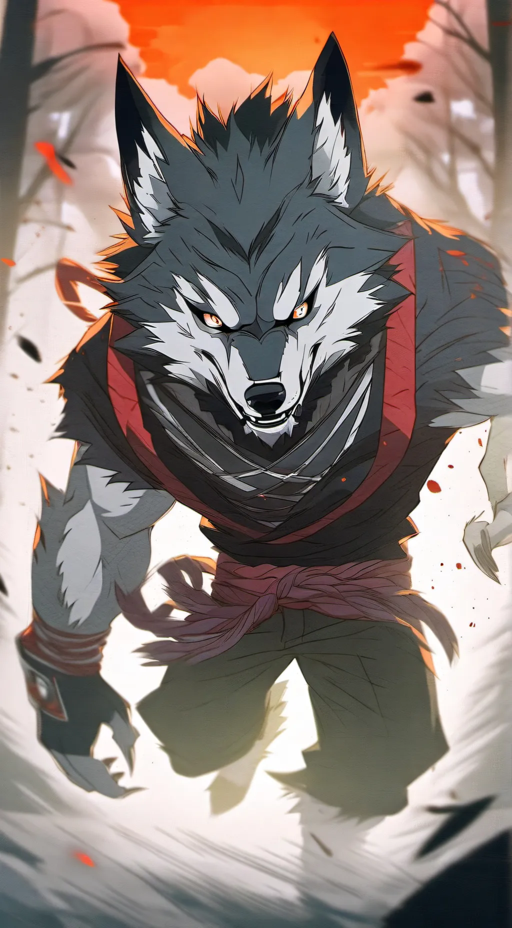 ai character: Klok background