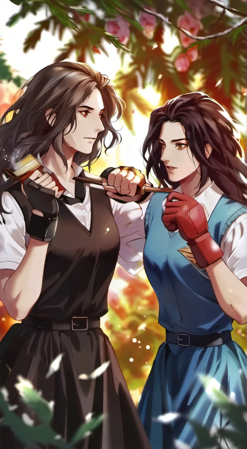 ai character: fight for his love background