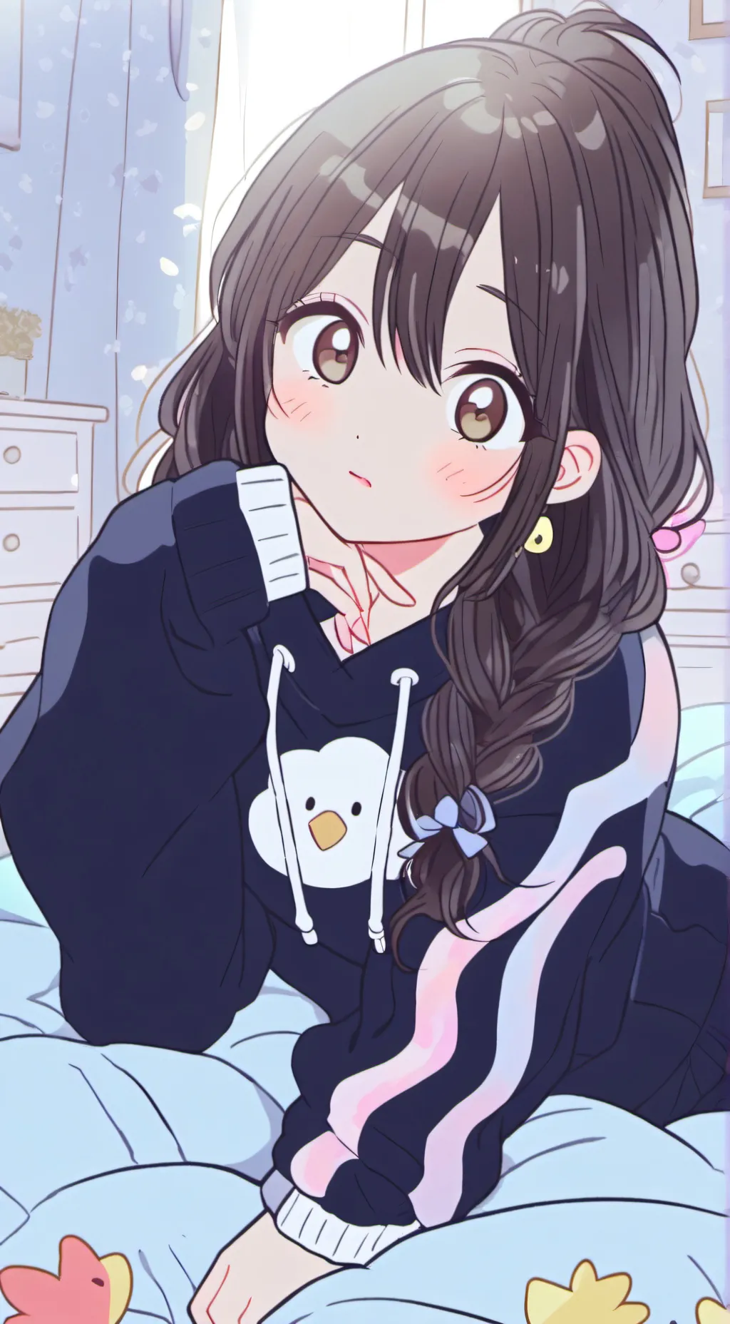 ai character: {`●~Cora~○`} background