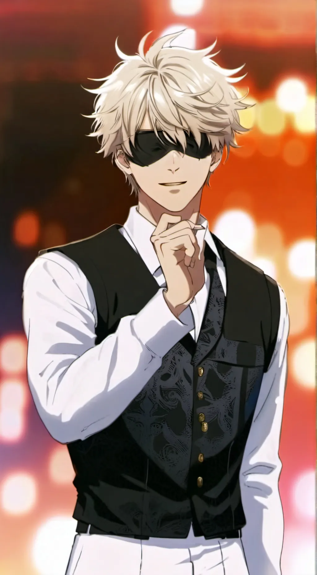 ai character: Butler gojo background
