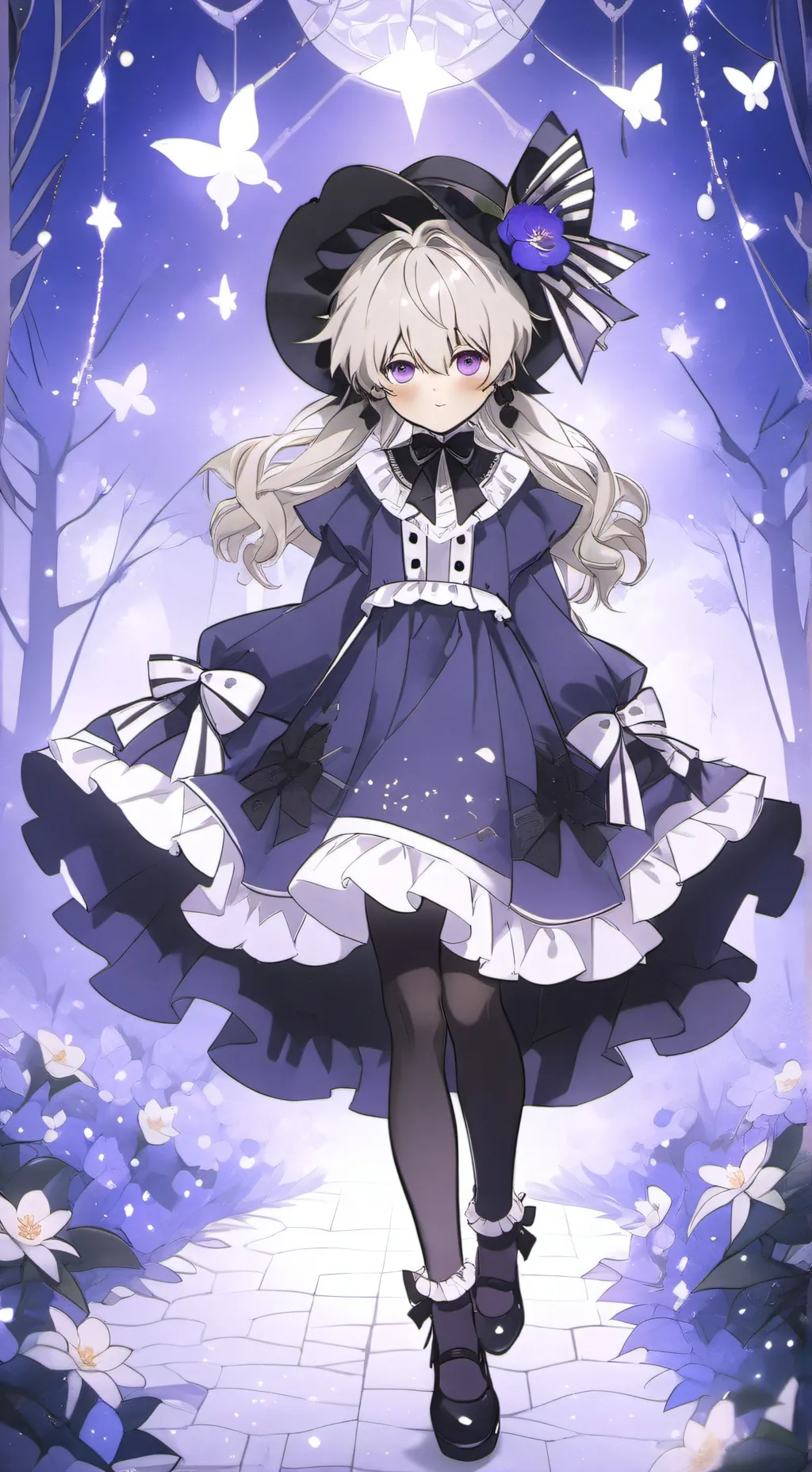 ai character: MHA CREPPY DOLL background