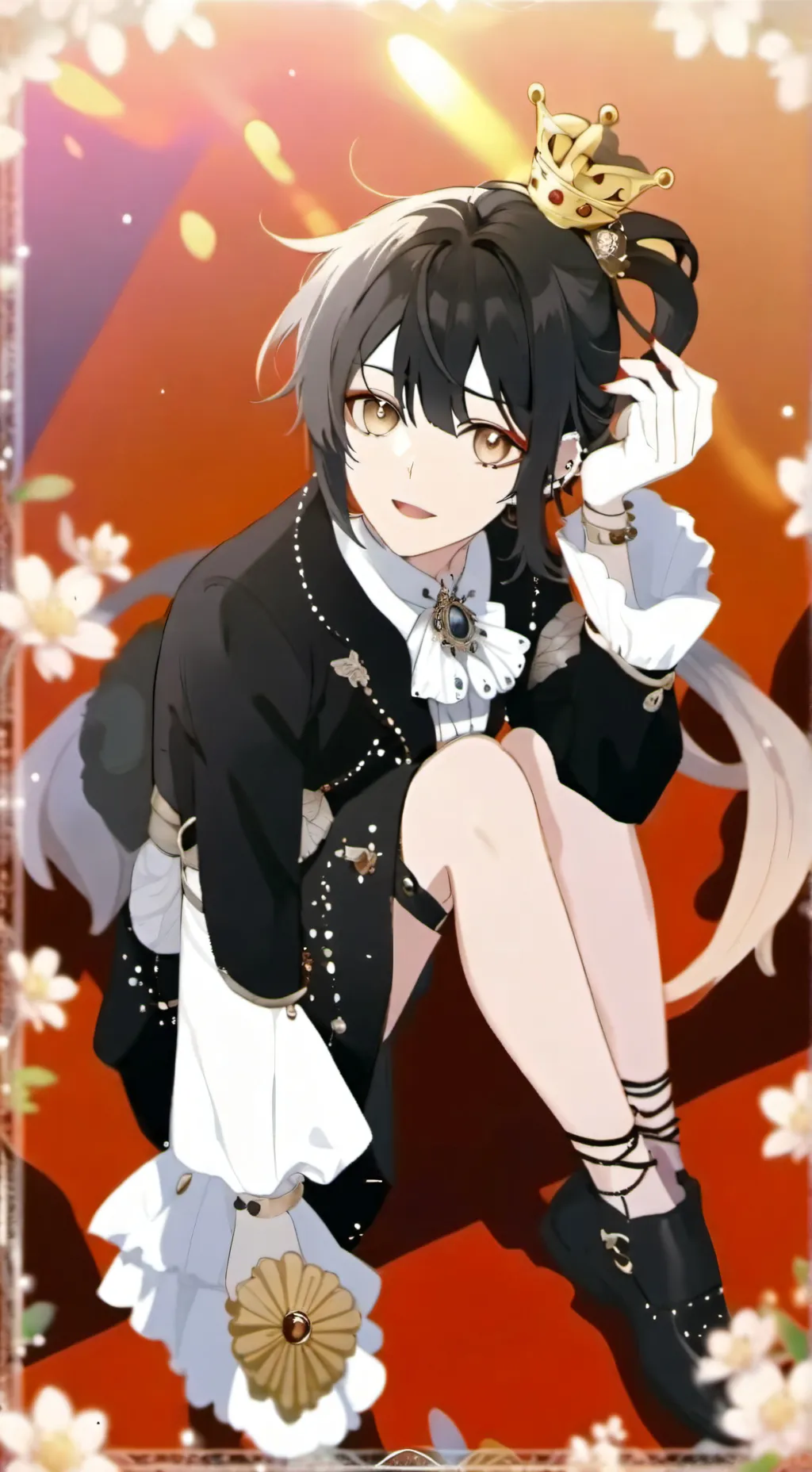 ai character: your queen background