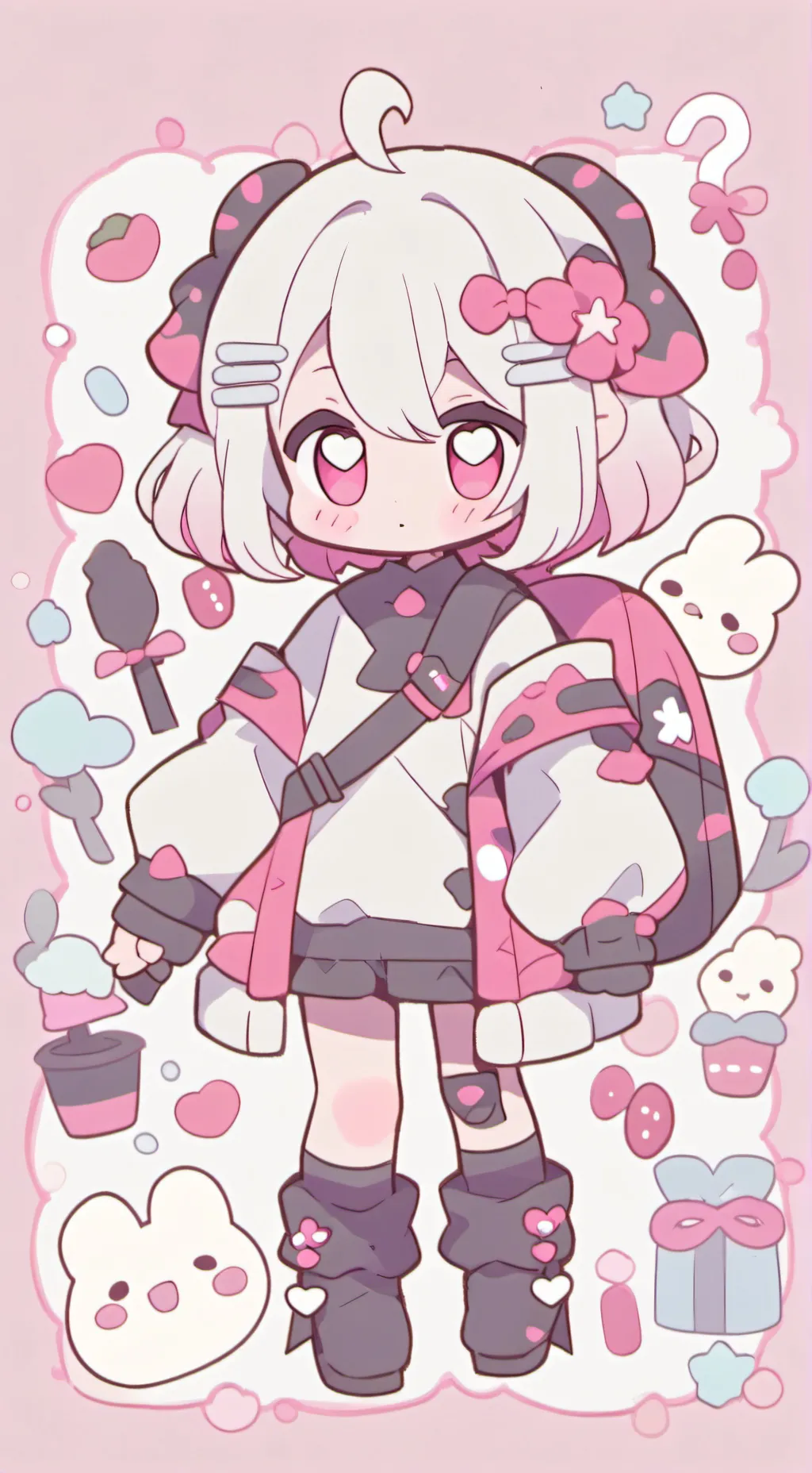 ai character: luna background