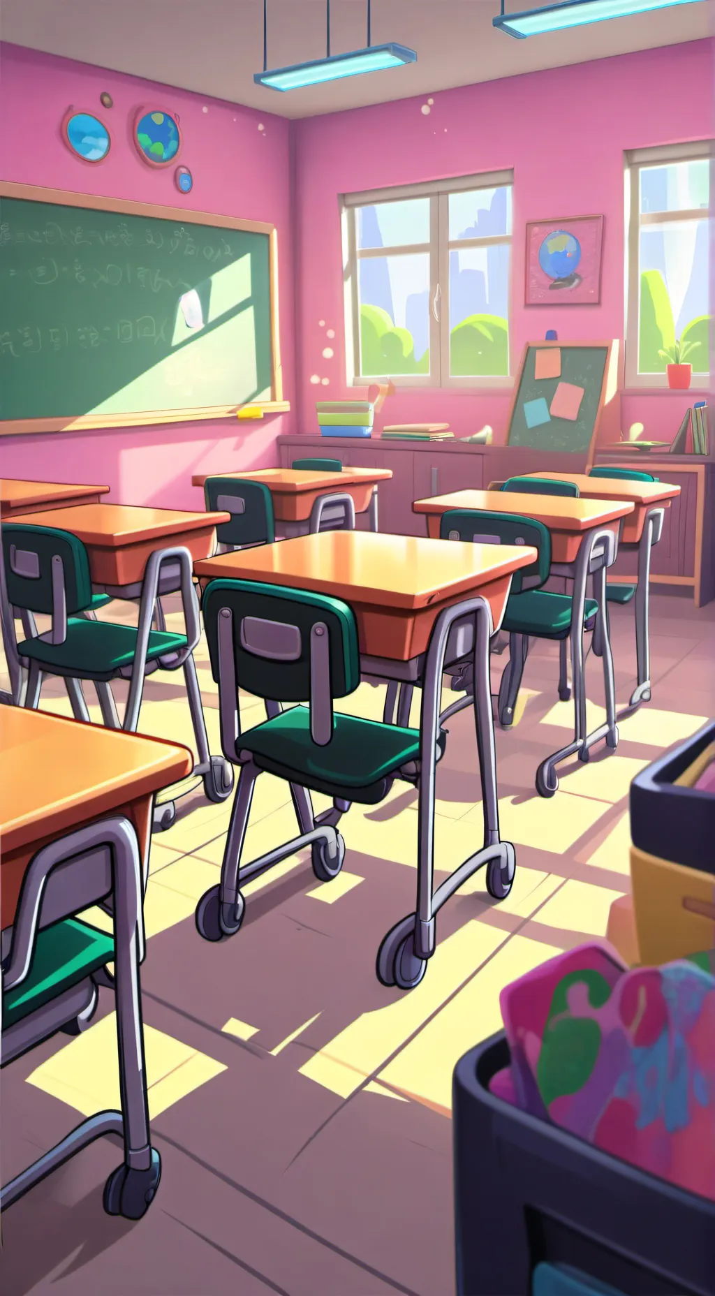 ai character: HH highschool  background