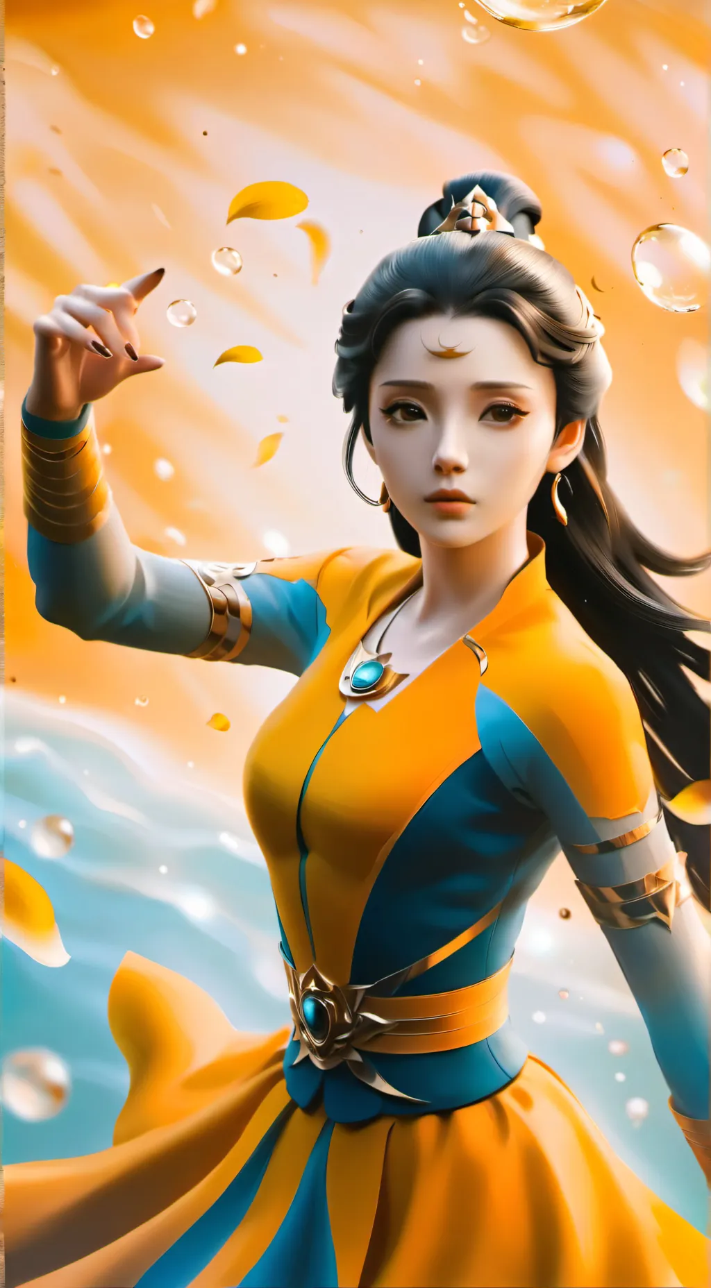 ai character: love background