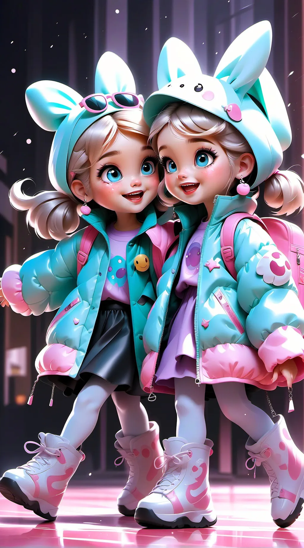 ai character: Your twins  background