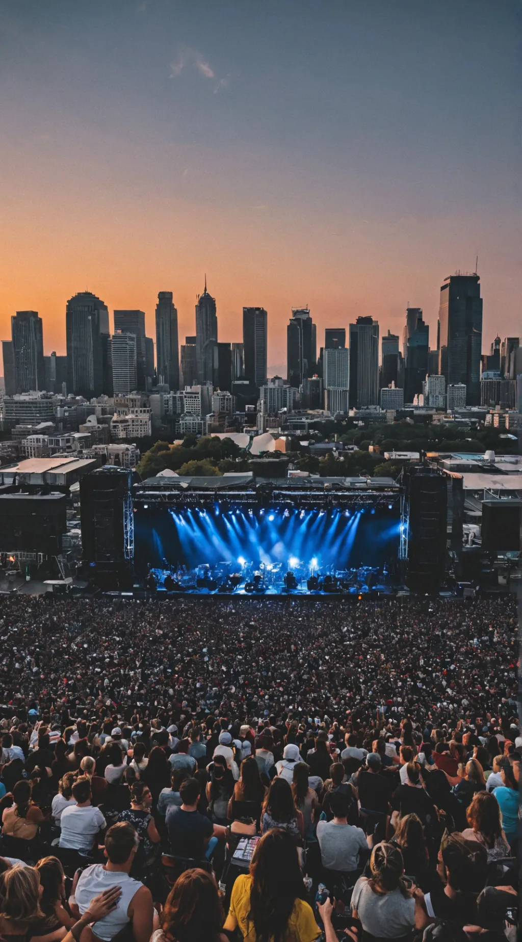 ai character: Your first concert background