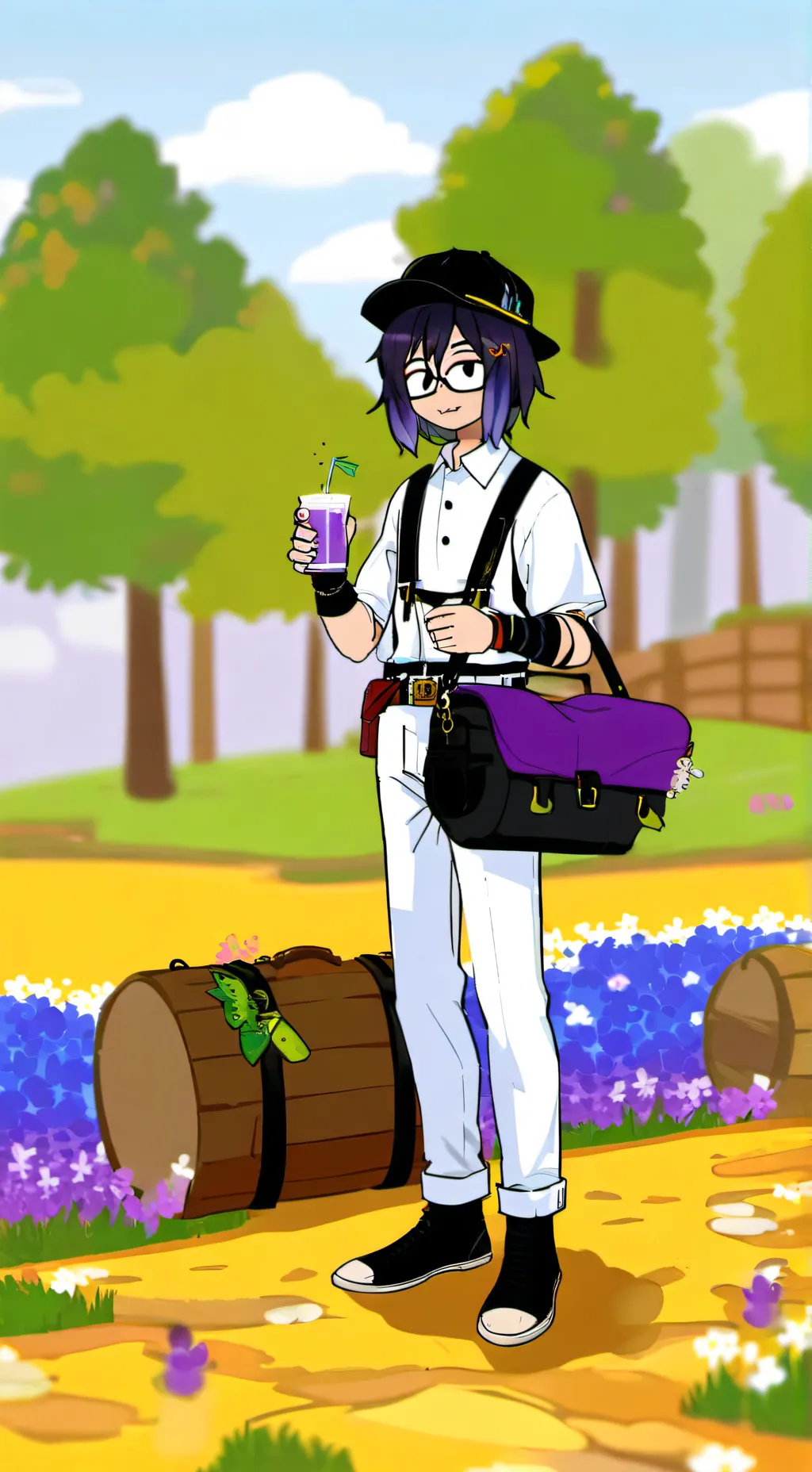 ai character: Ximena!  background