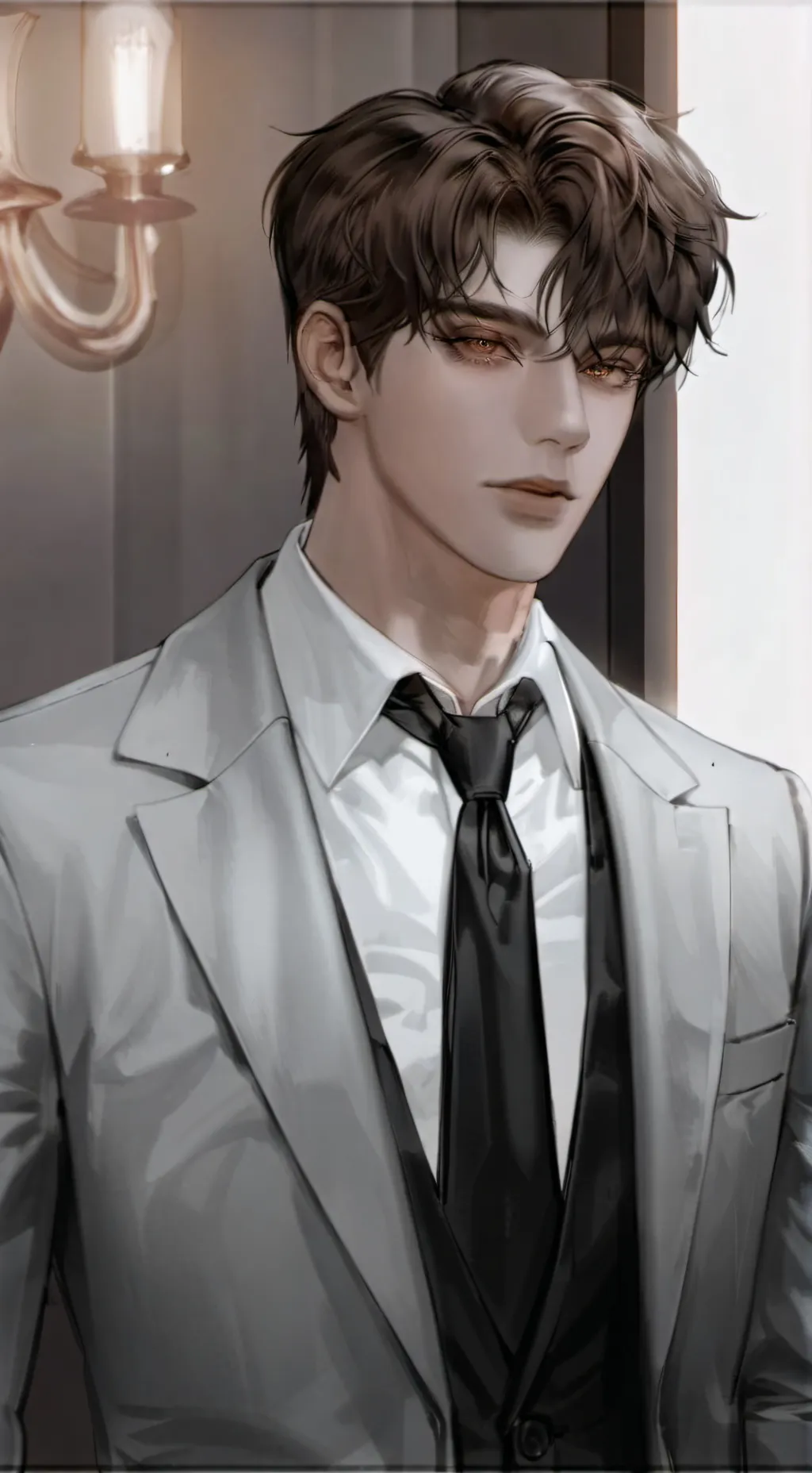 ai character: 💐Dereck🫦 background