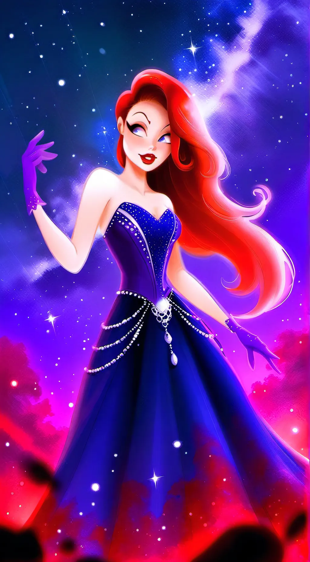 ai character: Yessica rabit background