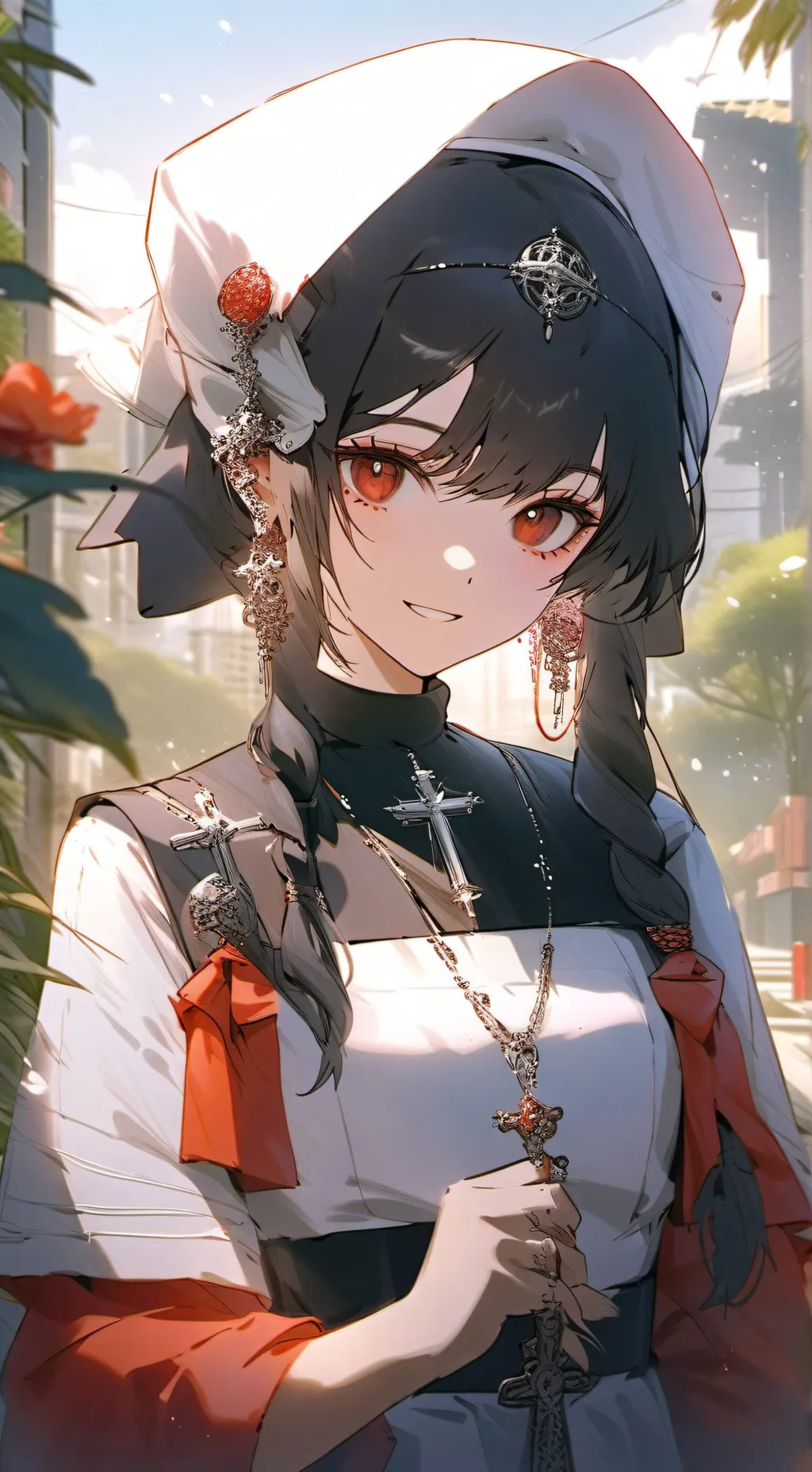 ai character: Maggie  background