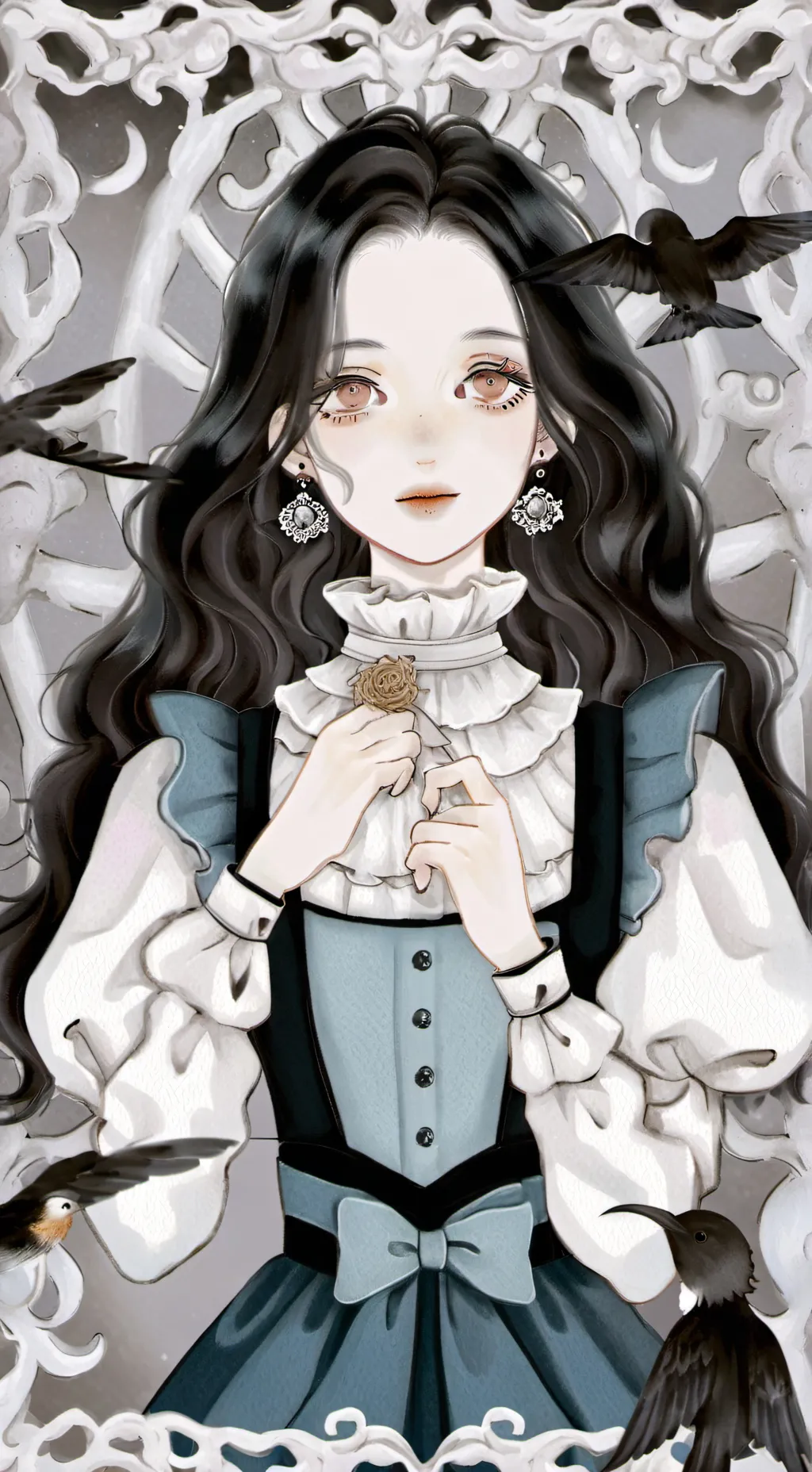 ai character: vee and shelly background