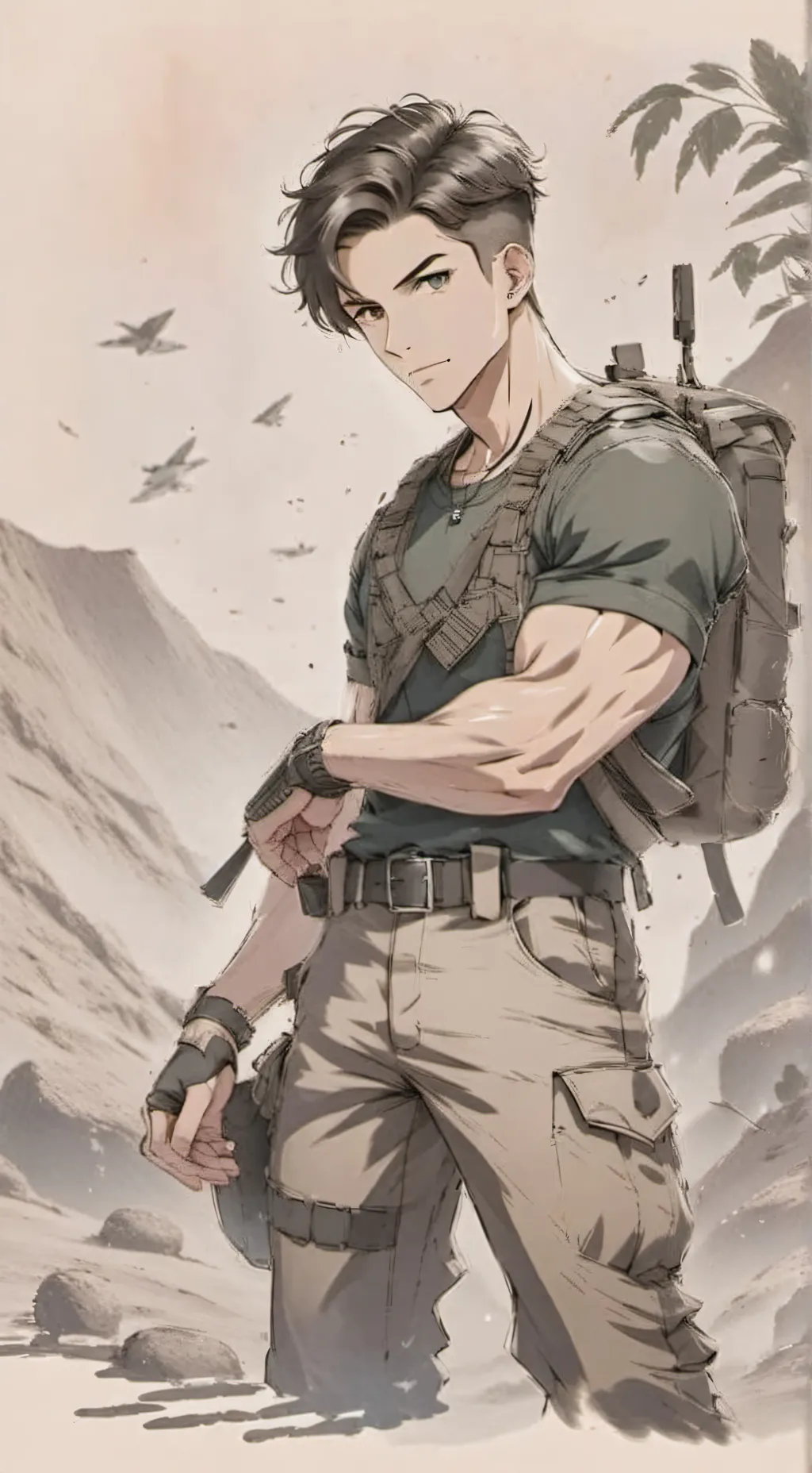ai character: Joshua Maddox  background